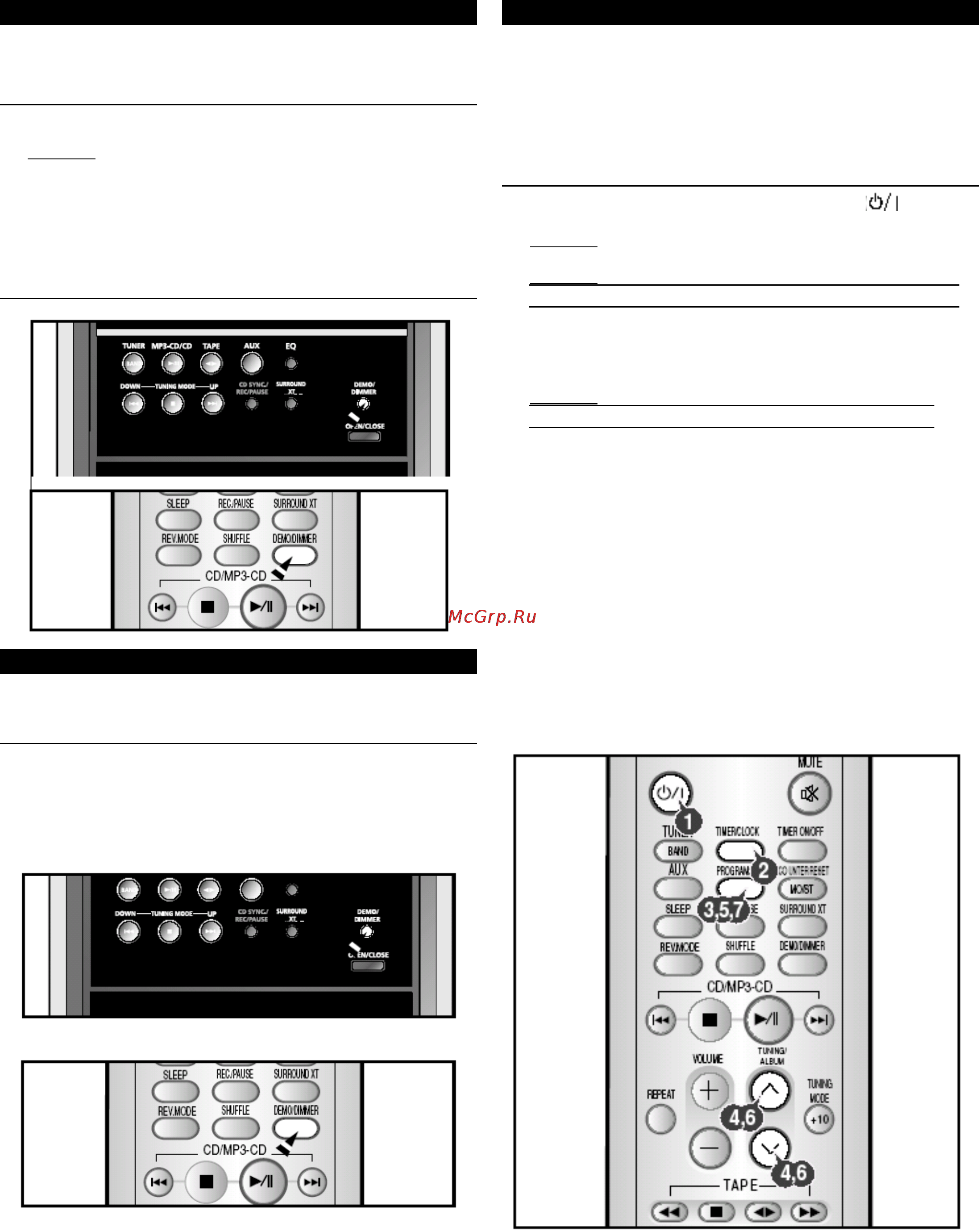 Samsung MM-C8 [10/24] Установка часов