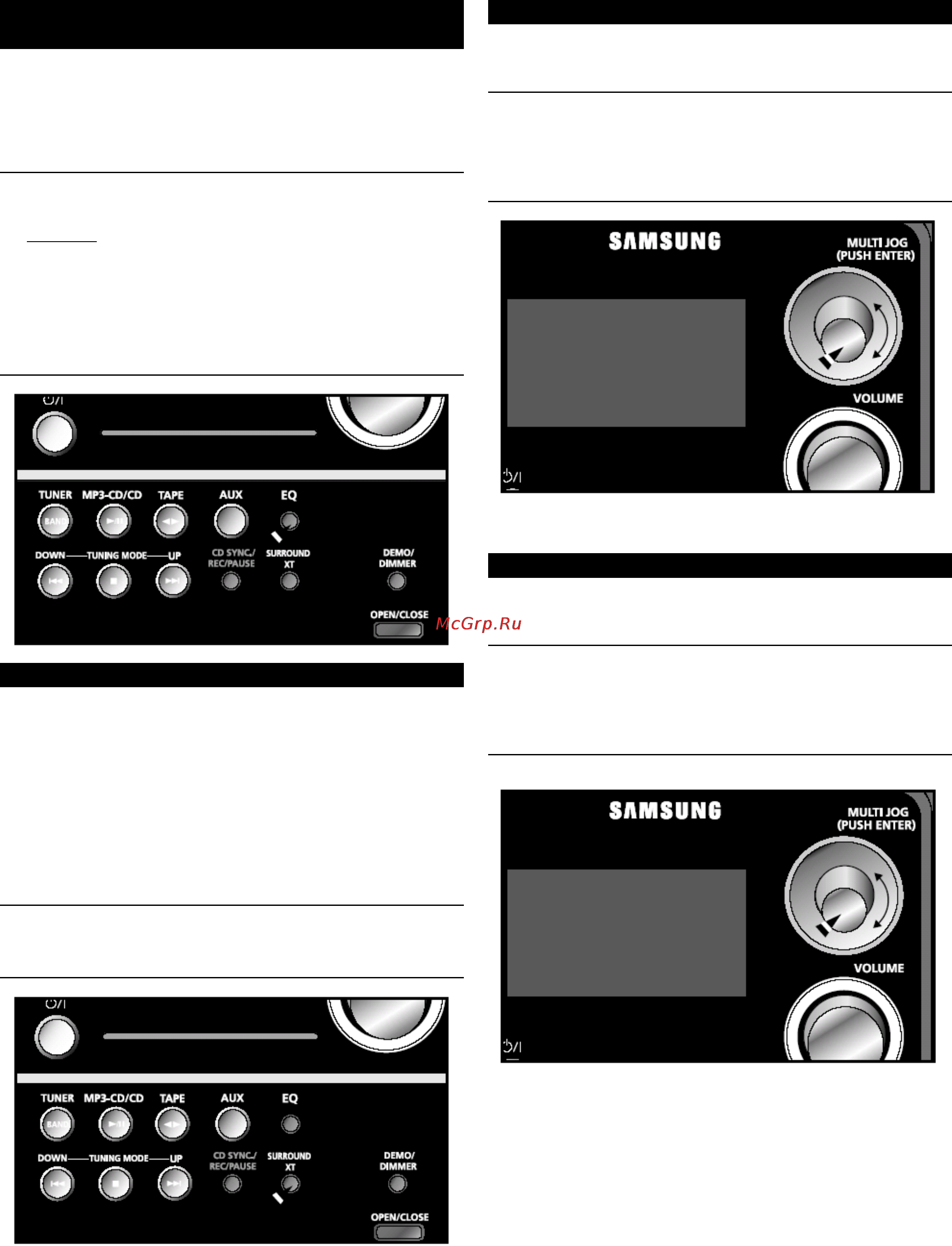 Samsung MM-C8 [19/24] Выбор режима звучания
