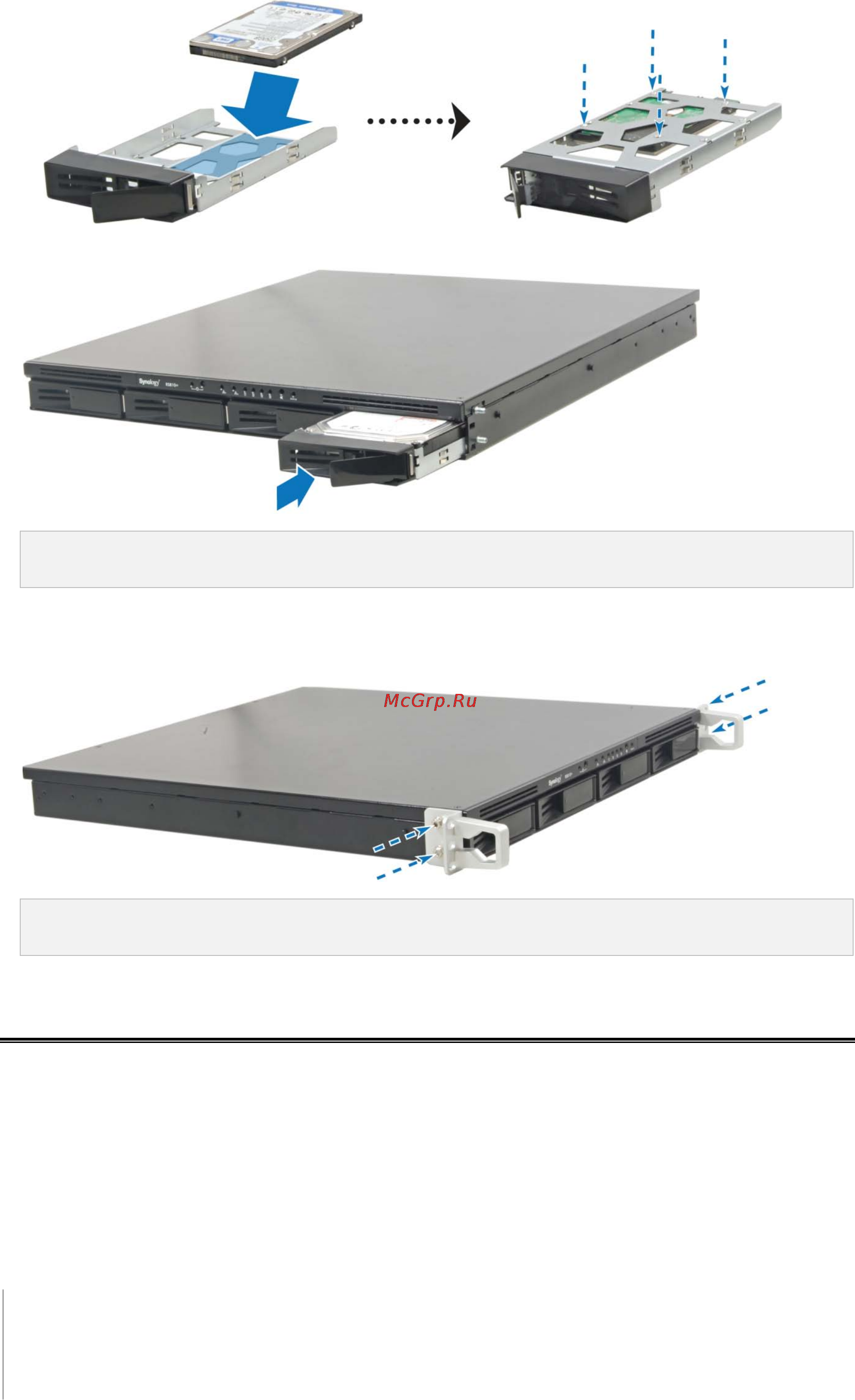 Synology Rack Station RS810+/RS810RP+ [6/19] Добавление модуля озу в rackstation