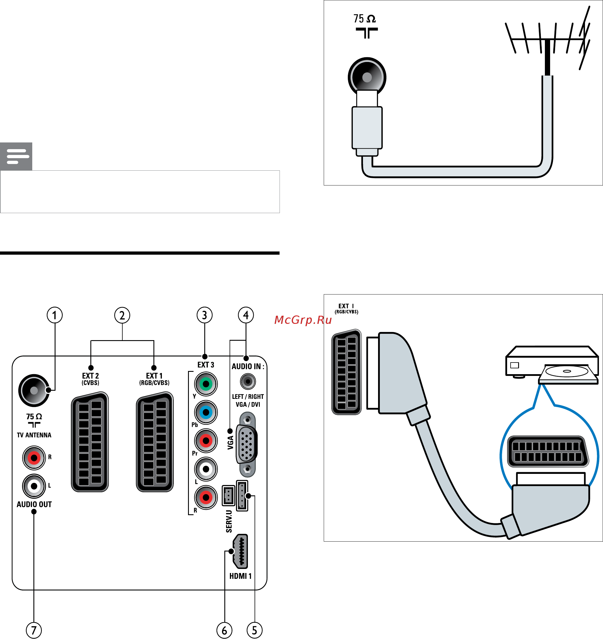 Philips 42PFL3605 [28/45] Подключение устройств