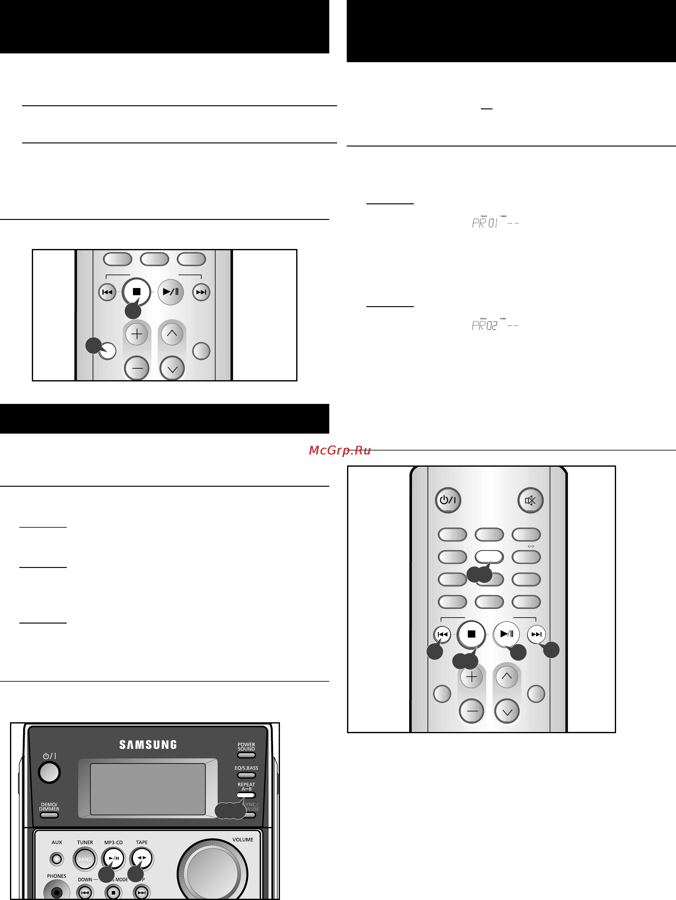 Samsung MM-C6 [13/24] Повтор одной или всех дорожек компакт