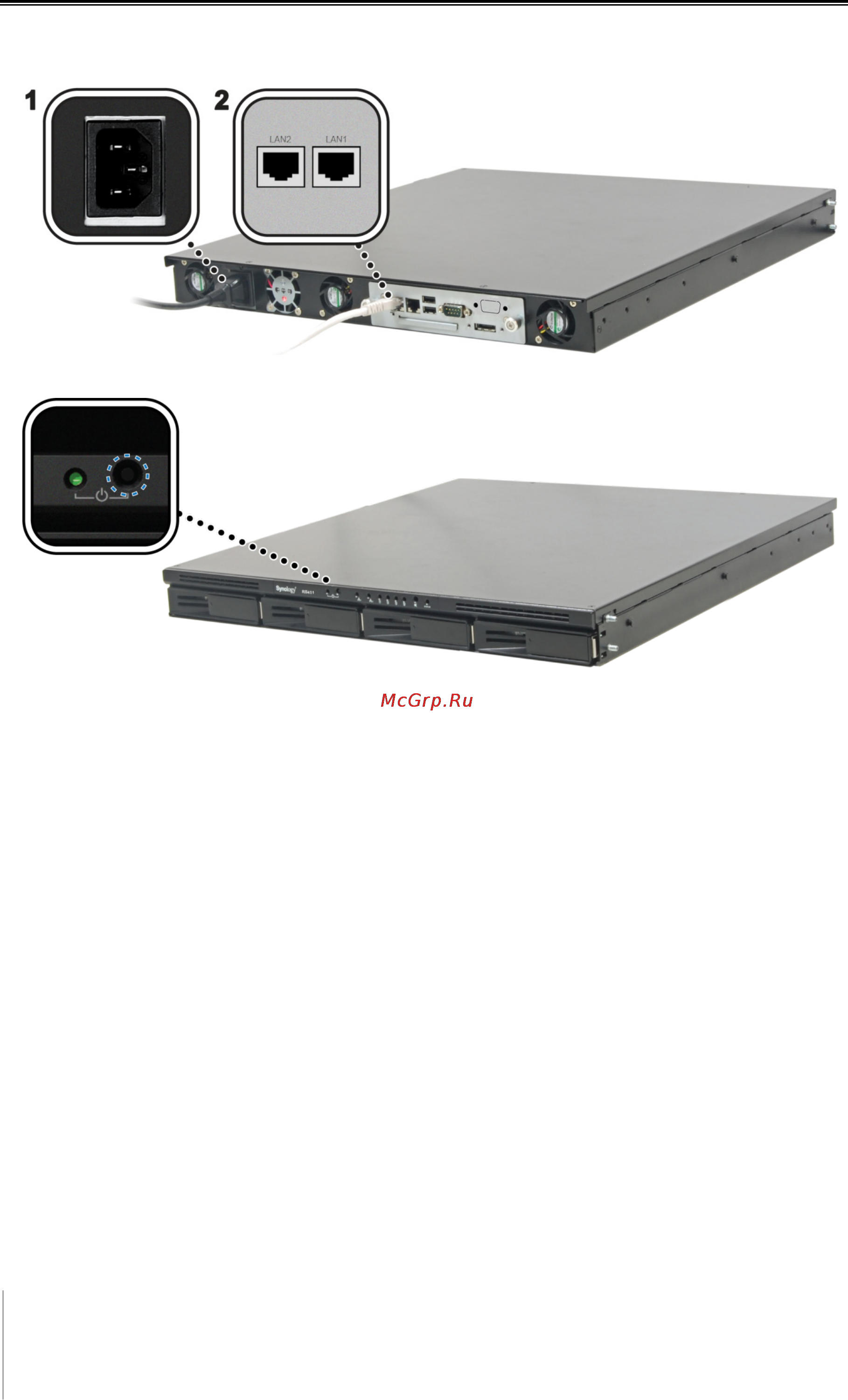 Synology Rack Station RS411 [7/18] Запуск rackstation