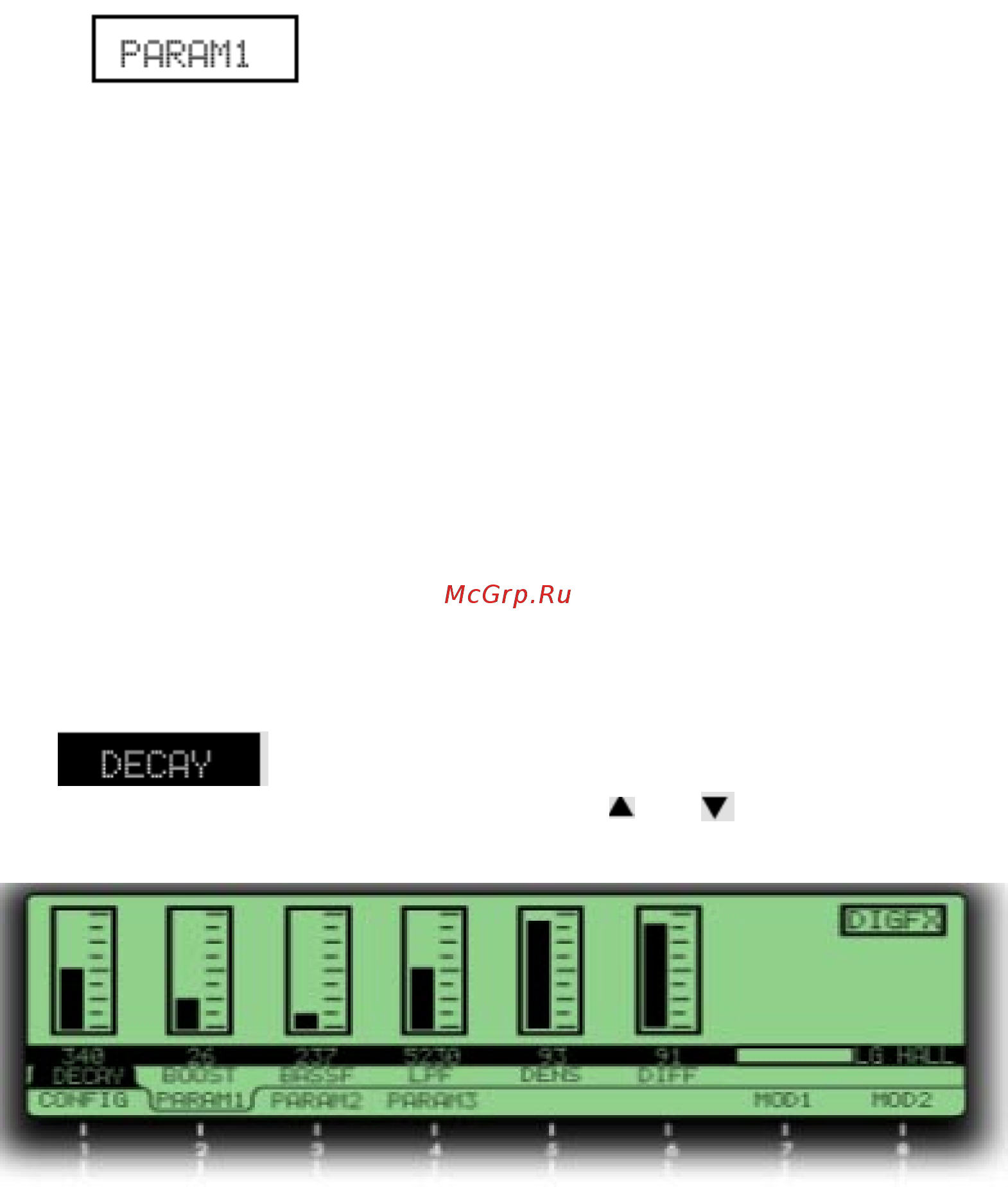 Alesis ANDROMEDA [206/274] Èçìåíåíèå èíäèâèäóàëüíîãî ïàðàìåòðà