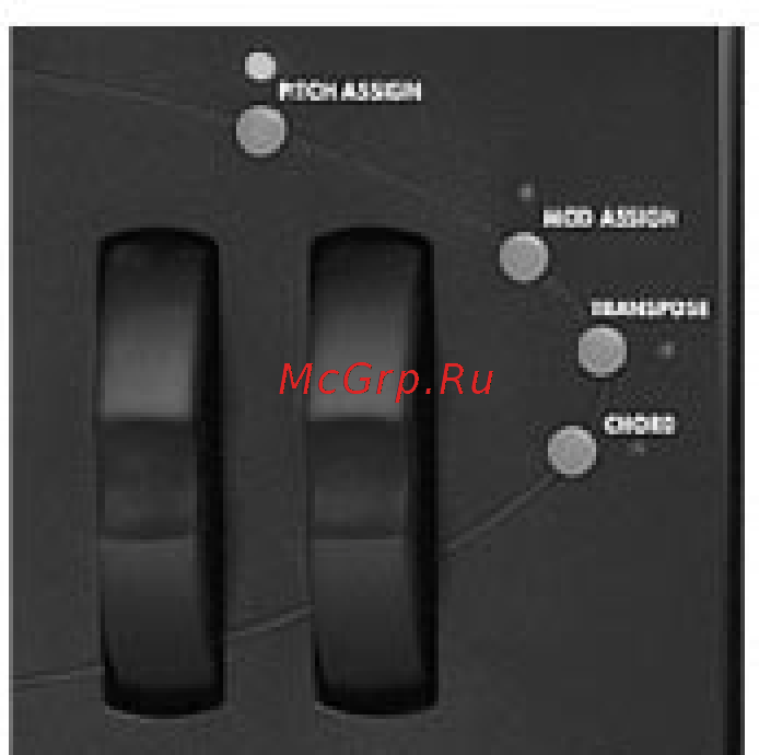 Alesis Andromeda A6 [66/274] Ïðîãðàììèðîâàíèå êîëåñ è ëåíòî íîãî êîíòðîëåðà