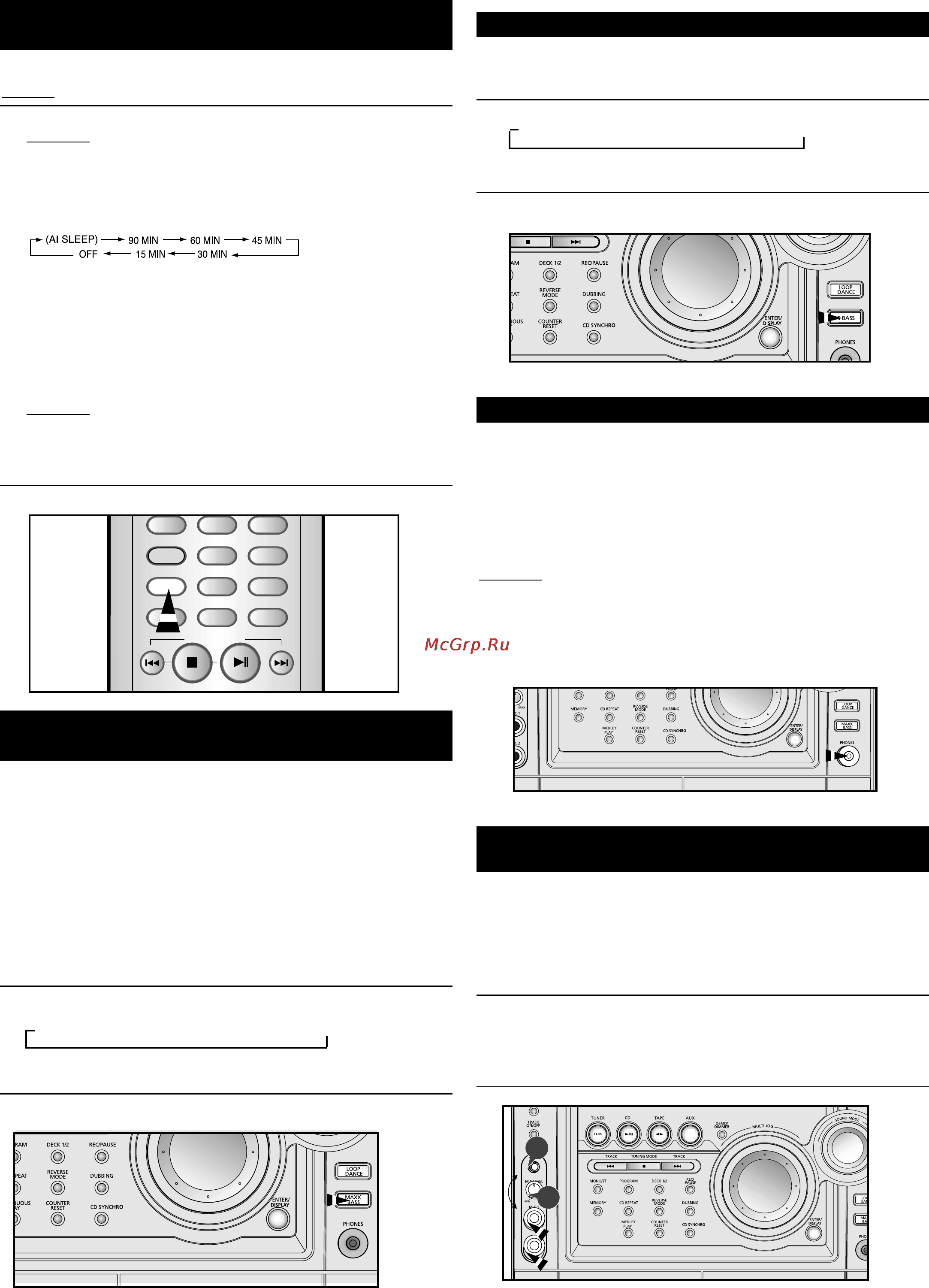 Samsung MAX-ZS950 [22/26] Функция микрофона не во всех моделях