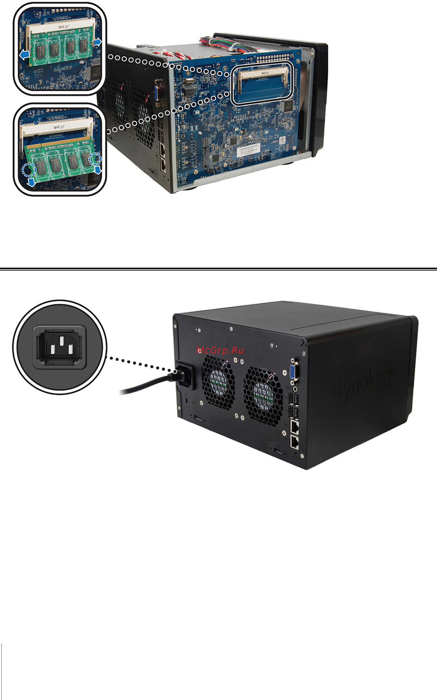 Synology Disk Station DS1511+ [10/22] Запуск ds1511