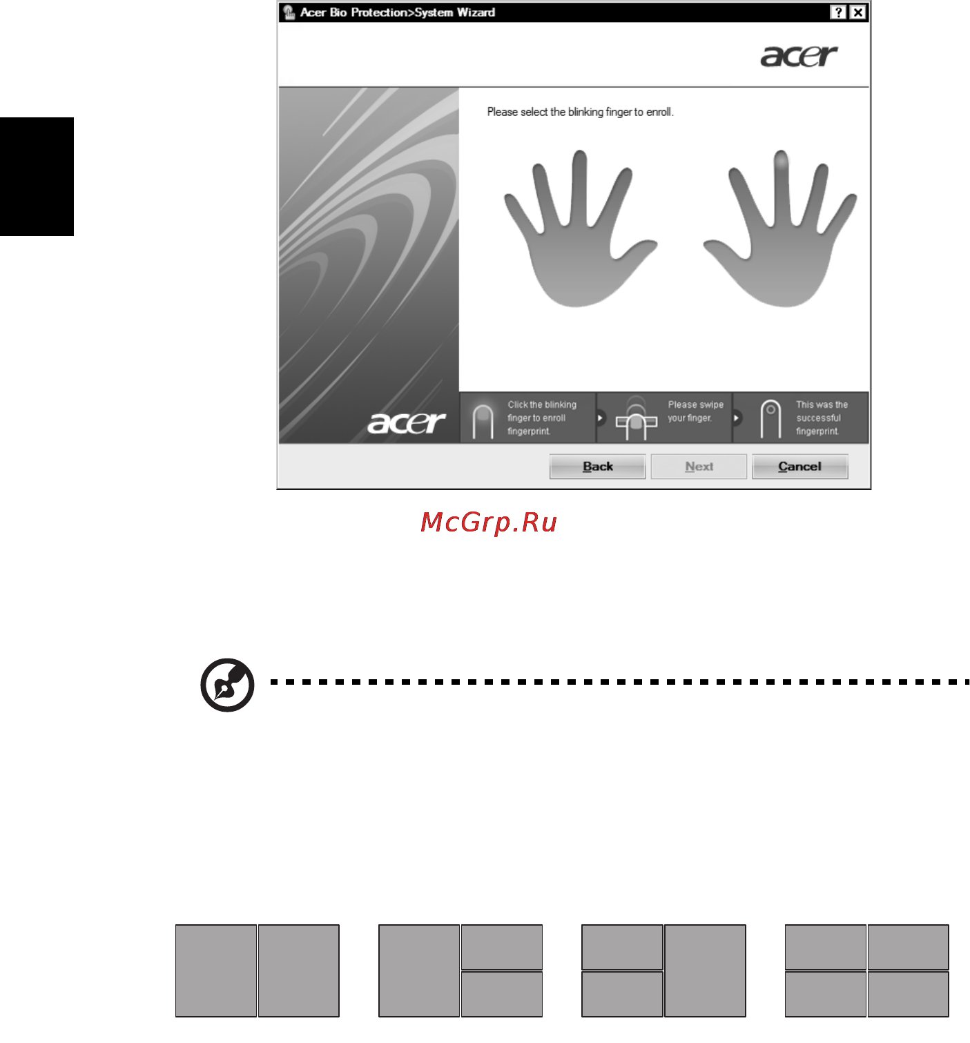 Acer Aspire 8951G-2638G75Bnkk [30/76] Acer gridvista поддержка работы с двумя дисплеями
