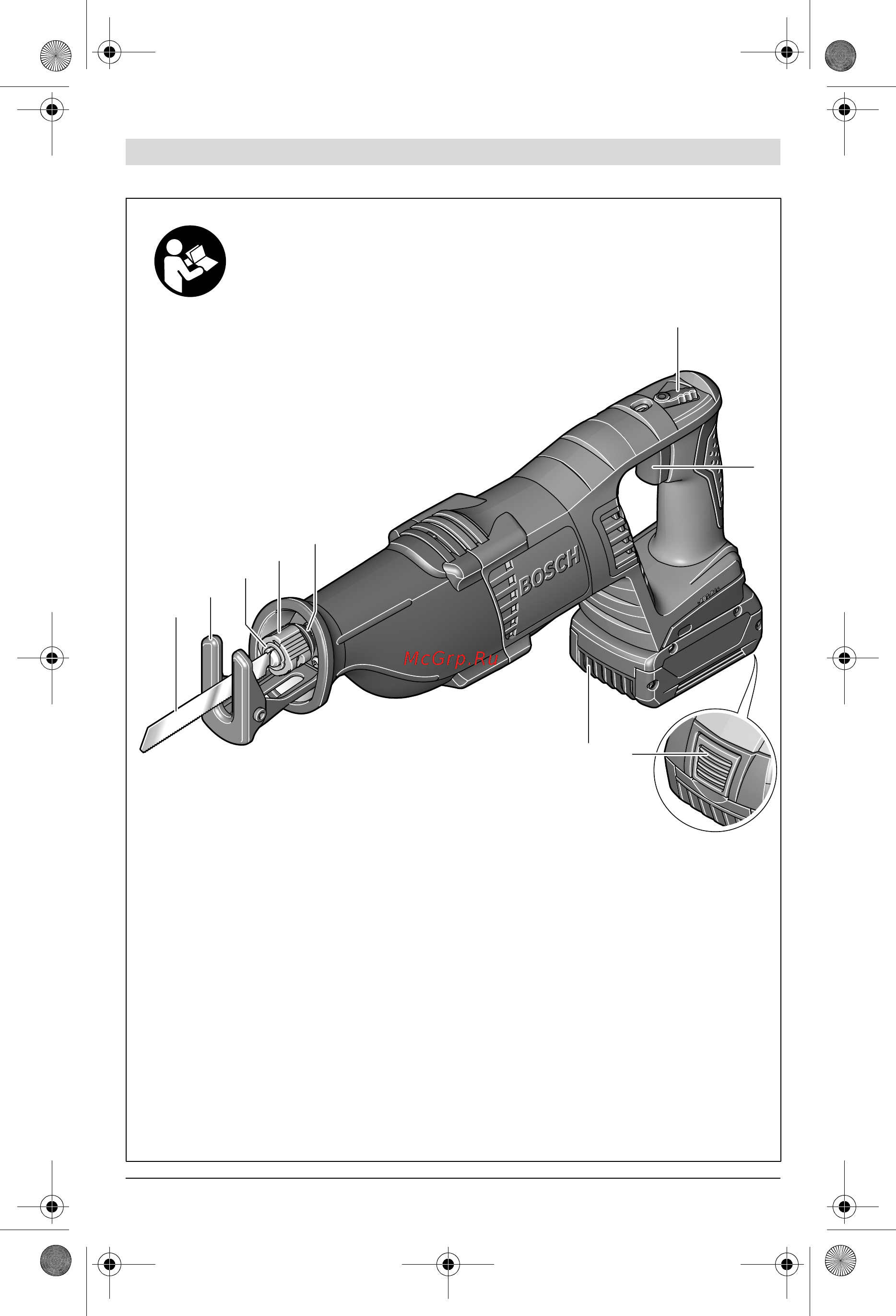 Bosch GSA 18 V-LI 0.601.64J.005 Инструкция по эксплуатации онлайн [4/256] 408