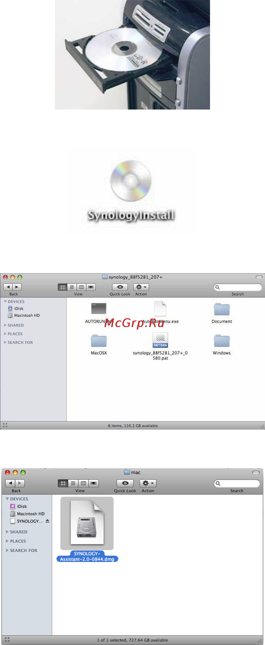 Synology DS411j [12/14] Для пользователей mac