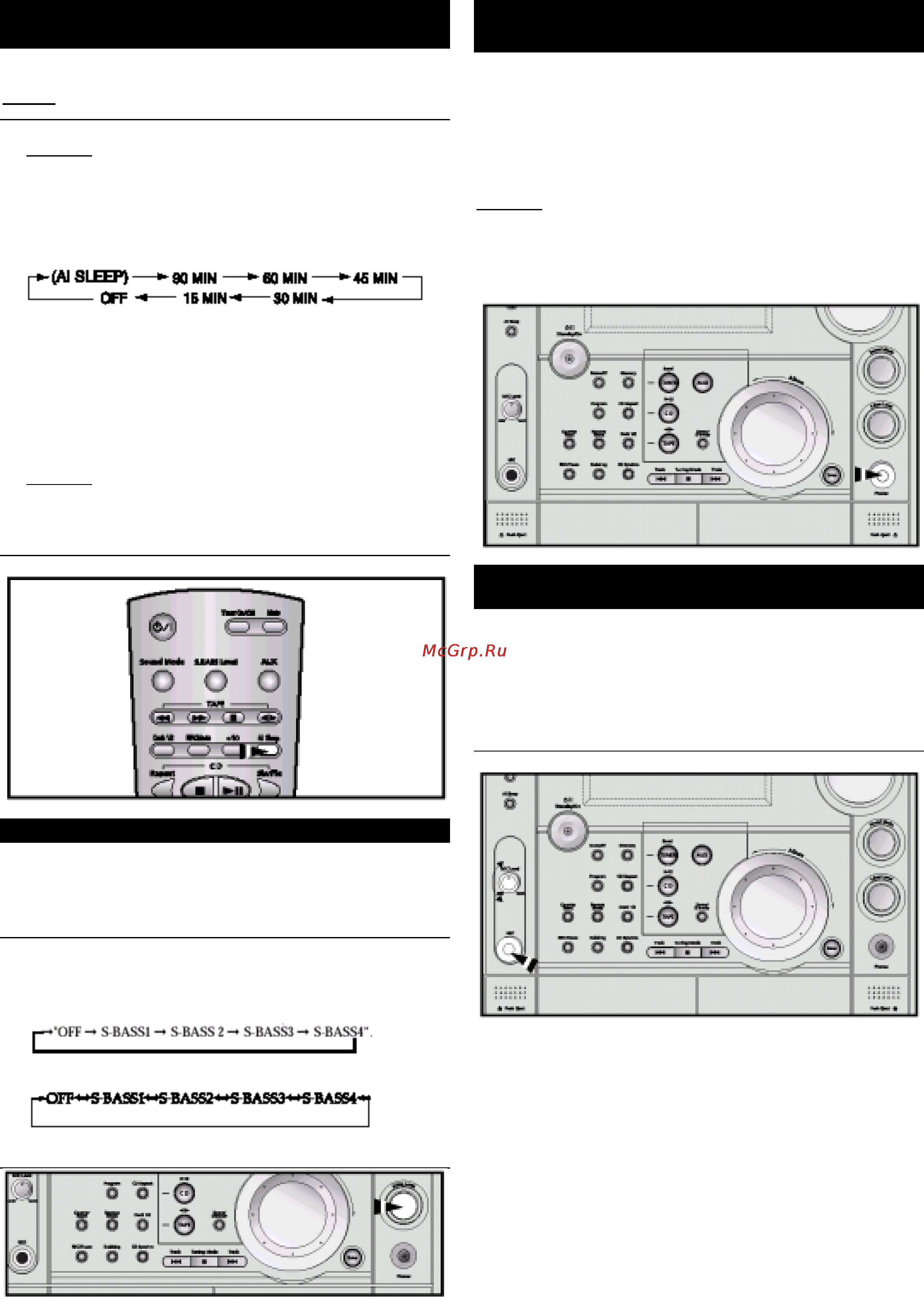 Samsung MAX-ZS720 [22/26] Уровень сигнала системы super bass