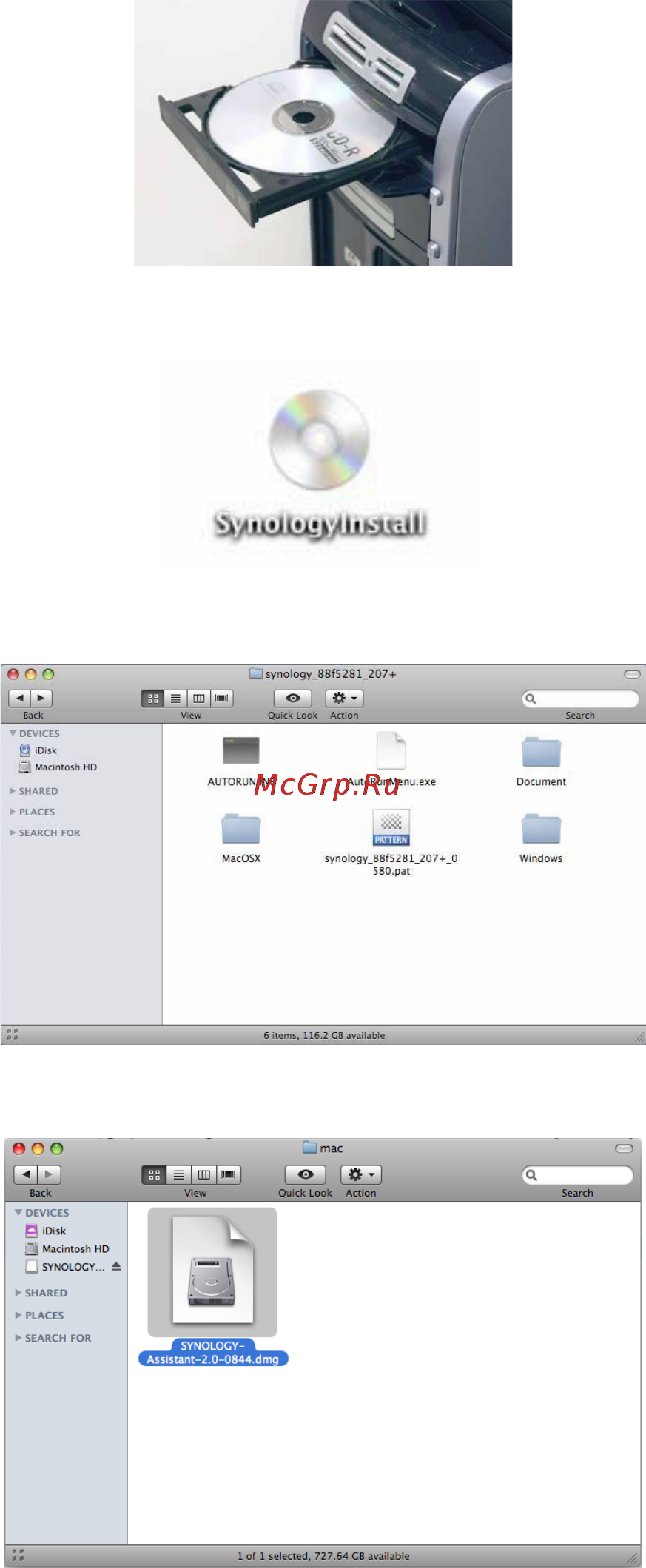 Synology Disk Station DS211j [11/13] Для пользователей mac