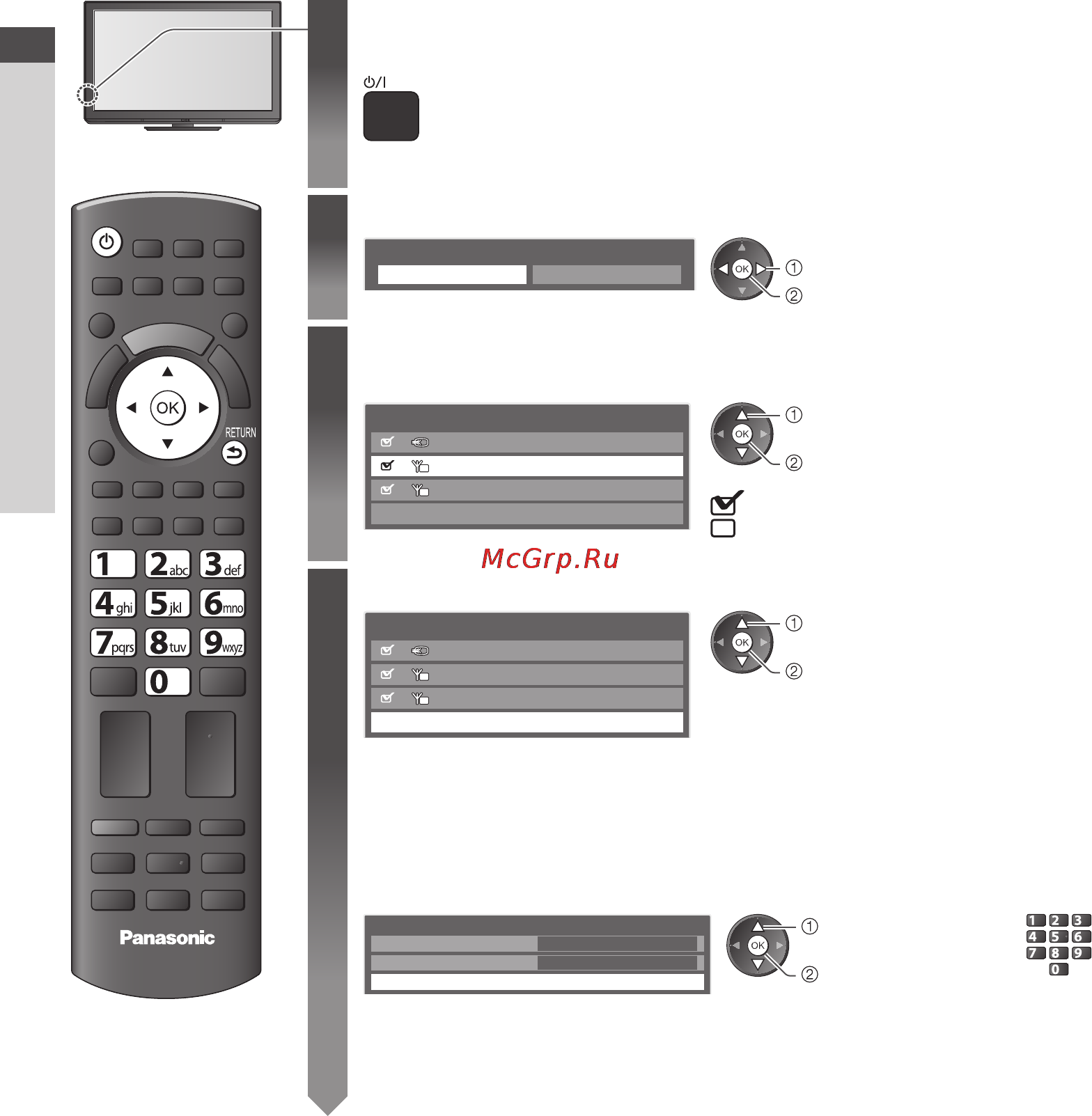 Panasonic TX-PR42U30 [12/72] Выберите начать aвтонастройку