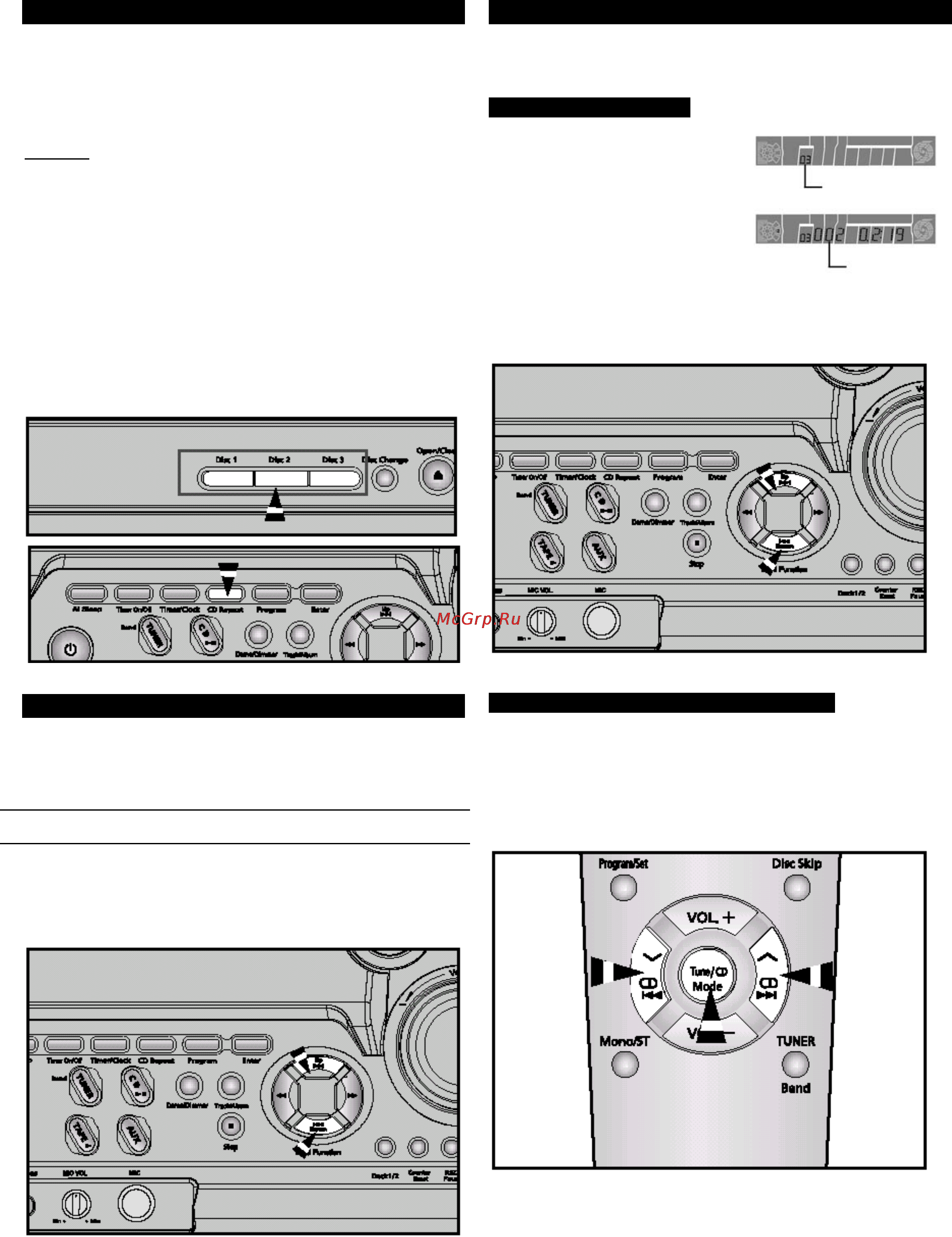 Samsung MAX-ZB450 [11/25] Основной блок