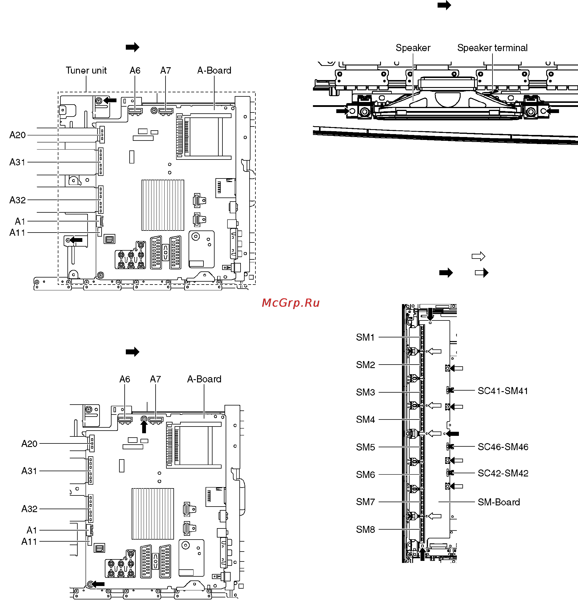 Panasonic TX-PR42U20 [25/117] Remove the speakers