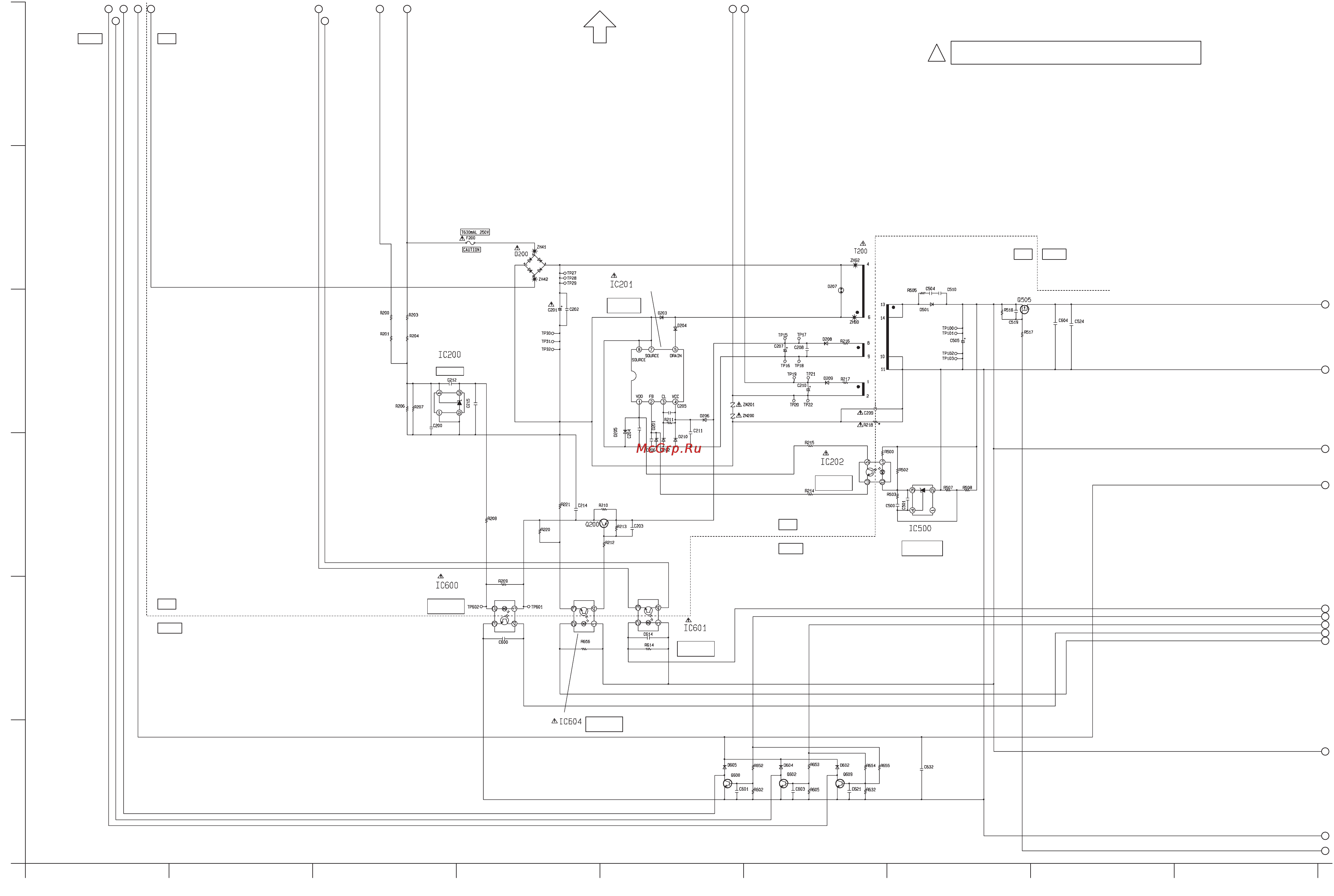 Panasonic TX-PR42U20 [44/117] P board 3 4 schematic diagram