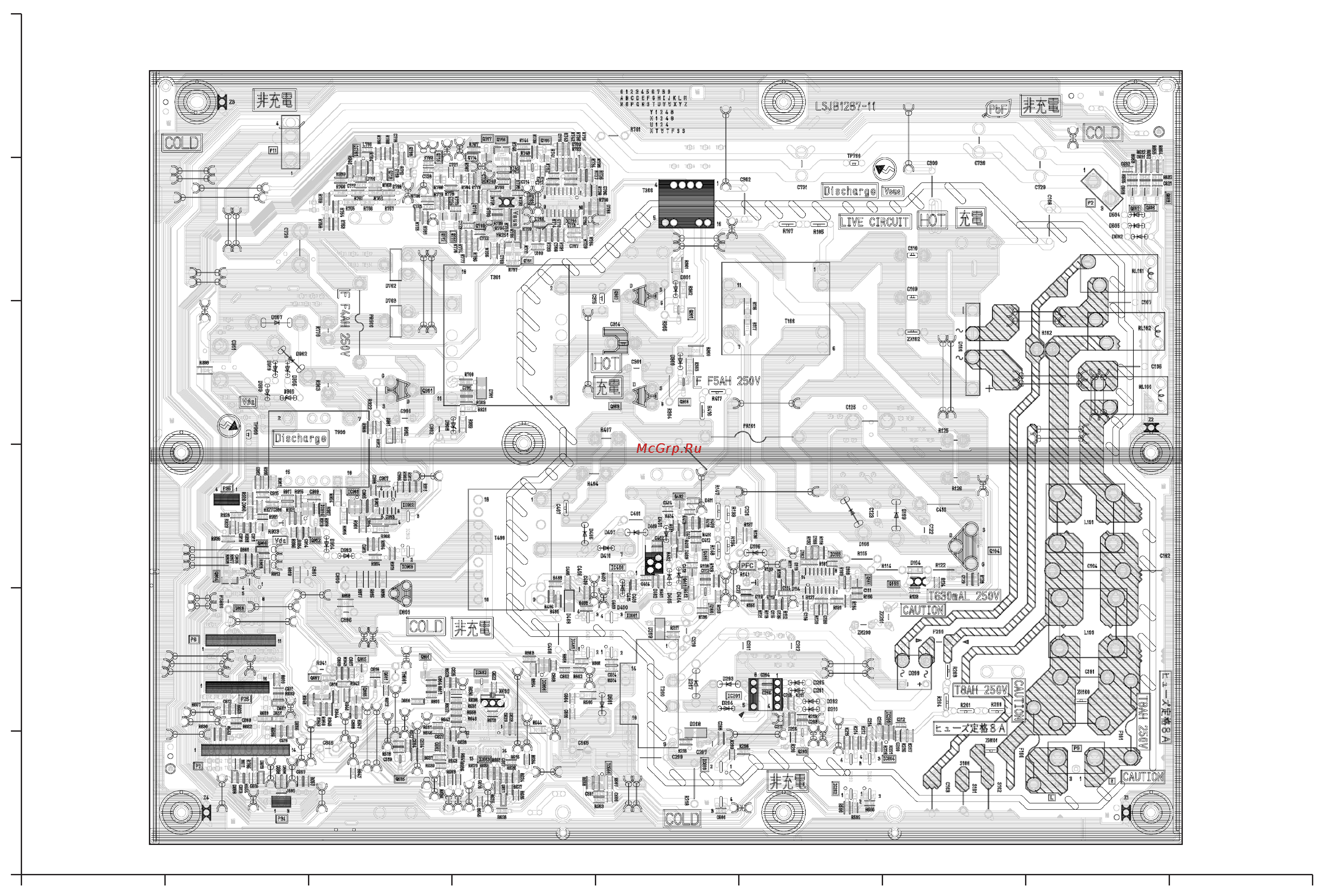 Panasonic TX-PR42U20 [75/117] P board