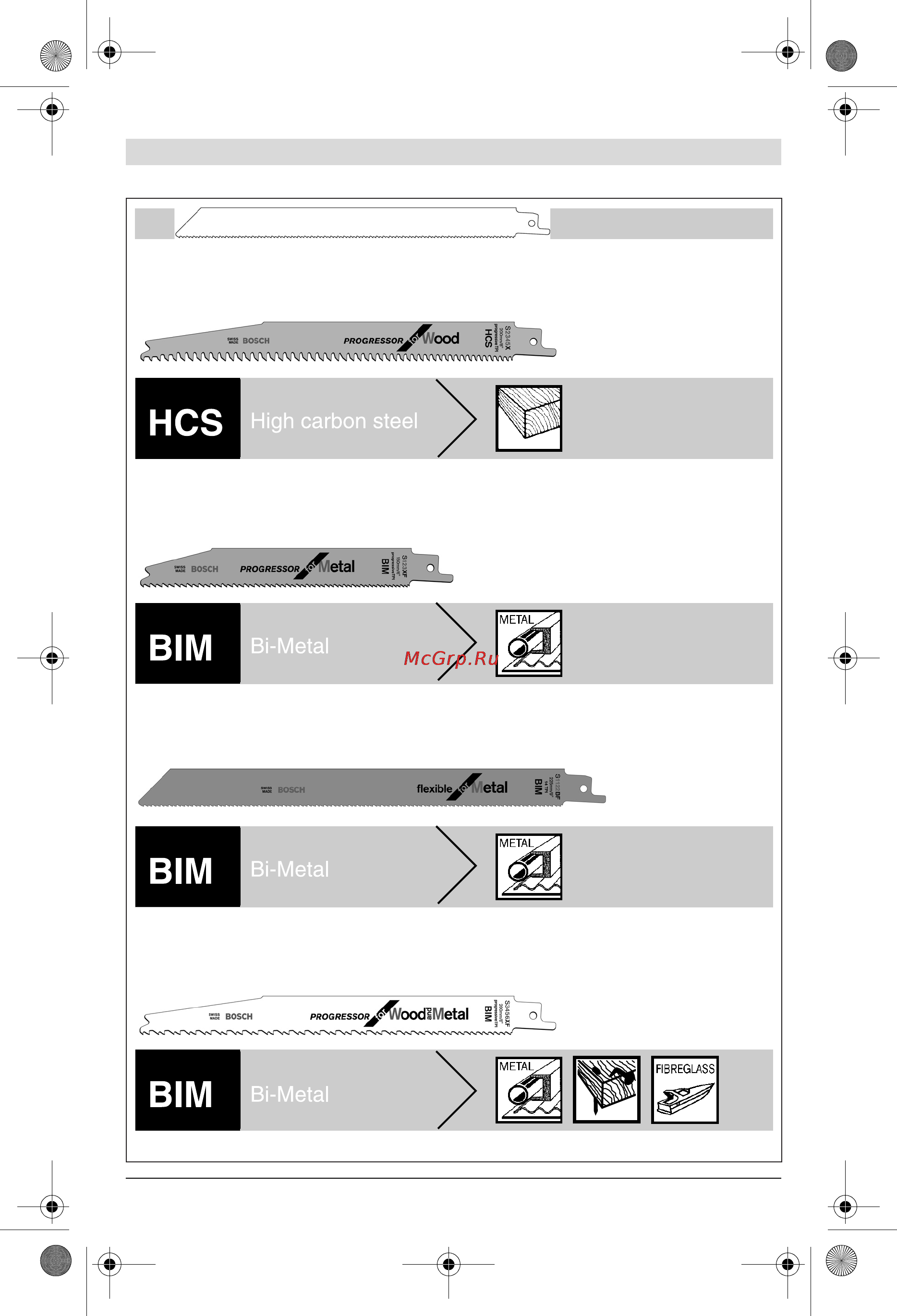 Bosch GSA 36 V-LI 0.601.645.R00 Инструкция по эксплуатации онлайн [3/289] 464