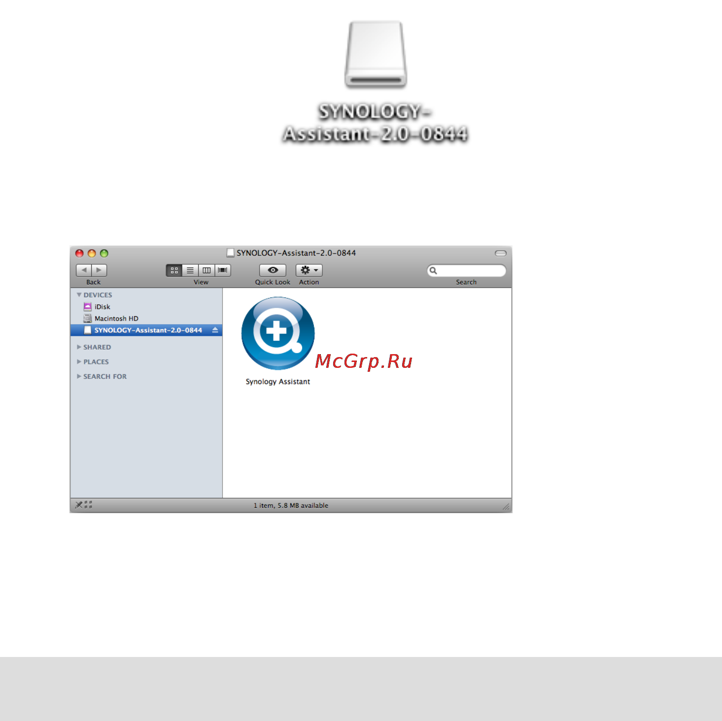 Synology Disk Station DS111 Инструкция по эксплуатации онлайн [10/11] 466