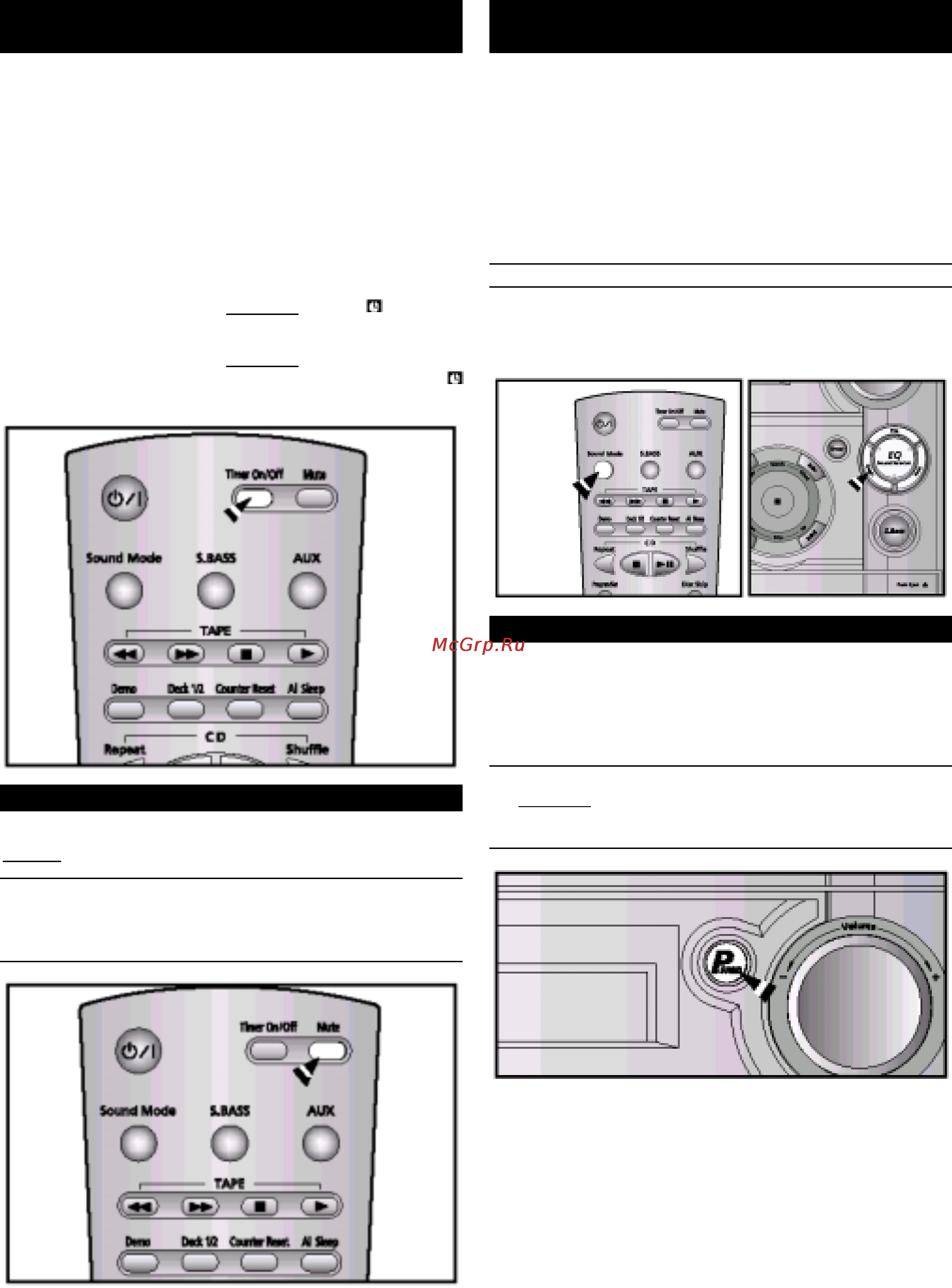 Samsung MAX-S520 [18/23] Функция power sound