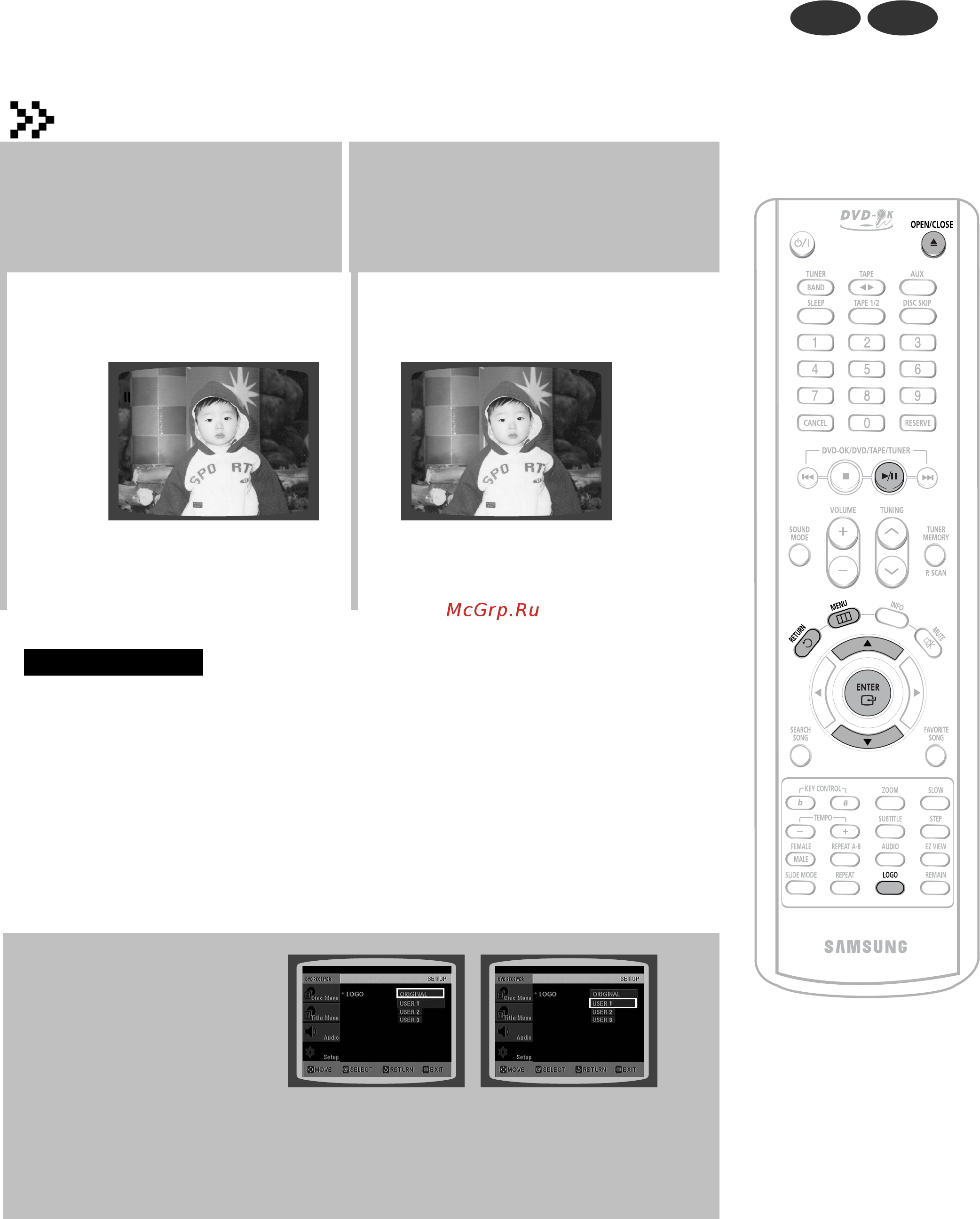 Samsung MAX-KT85 [39/81] Установка фонового рисунка