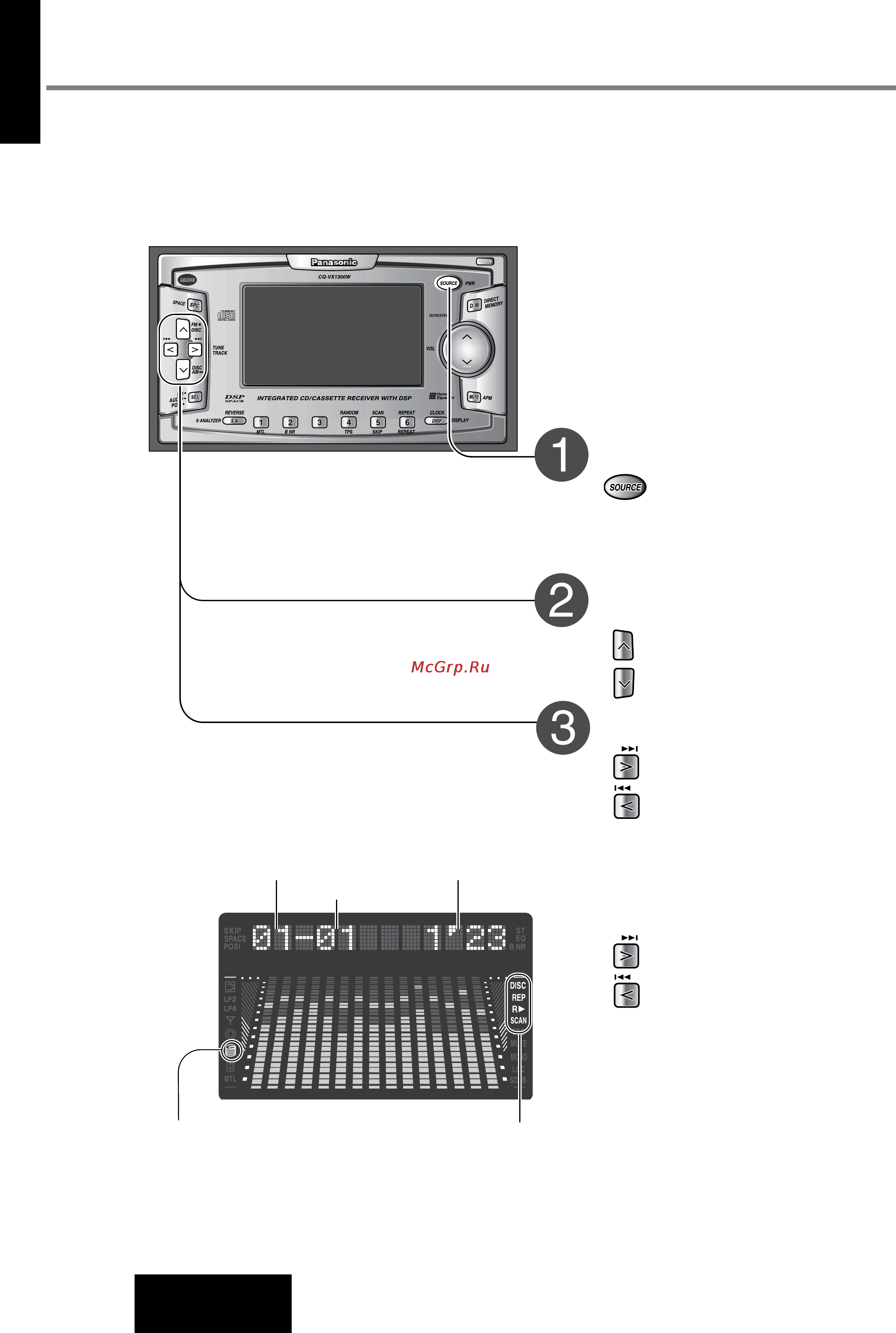 Panasonic CQ-VX1300W [16/44] Cd чейнджер