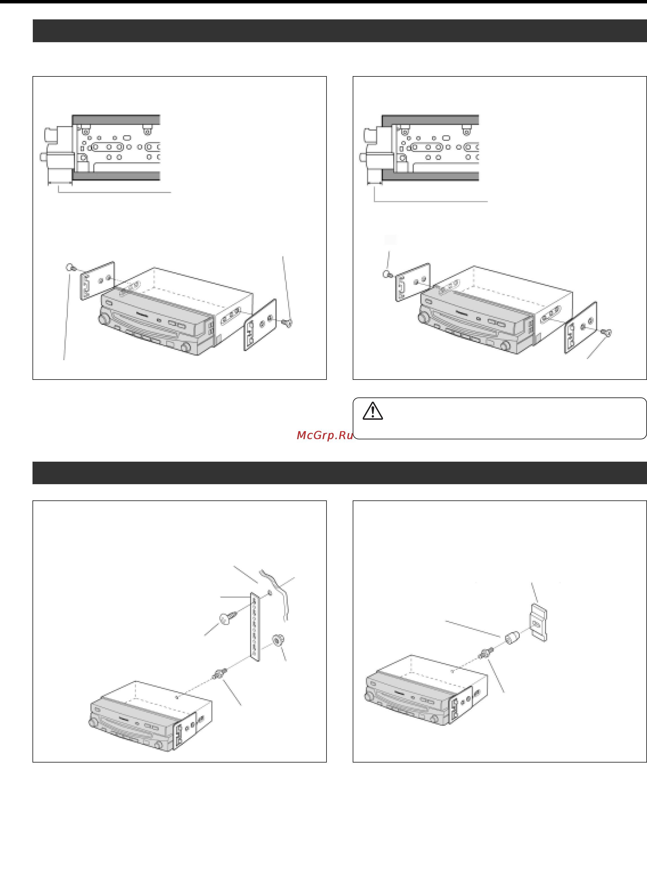Panasonic CQ-VD7001N [7/20] Методы фиксации монтажных пружин