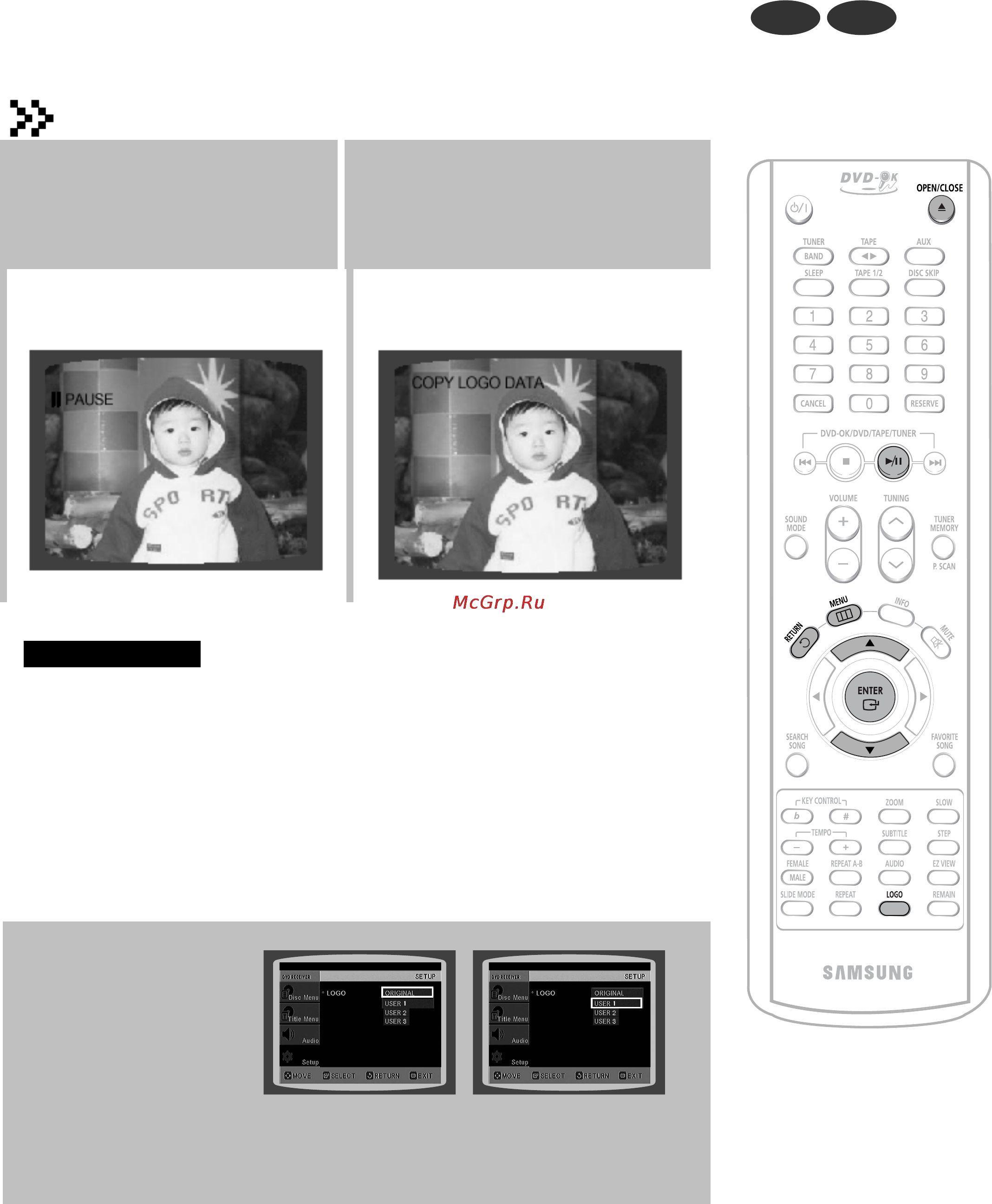 Samsung MAX-KT65 [39/81] Установка фонового рисунка
