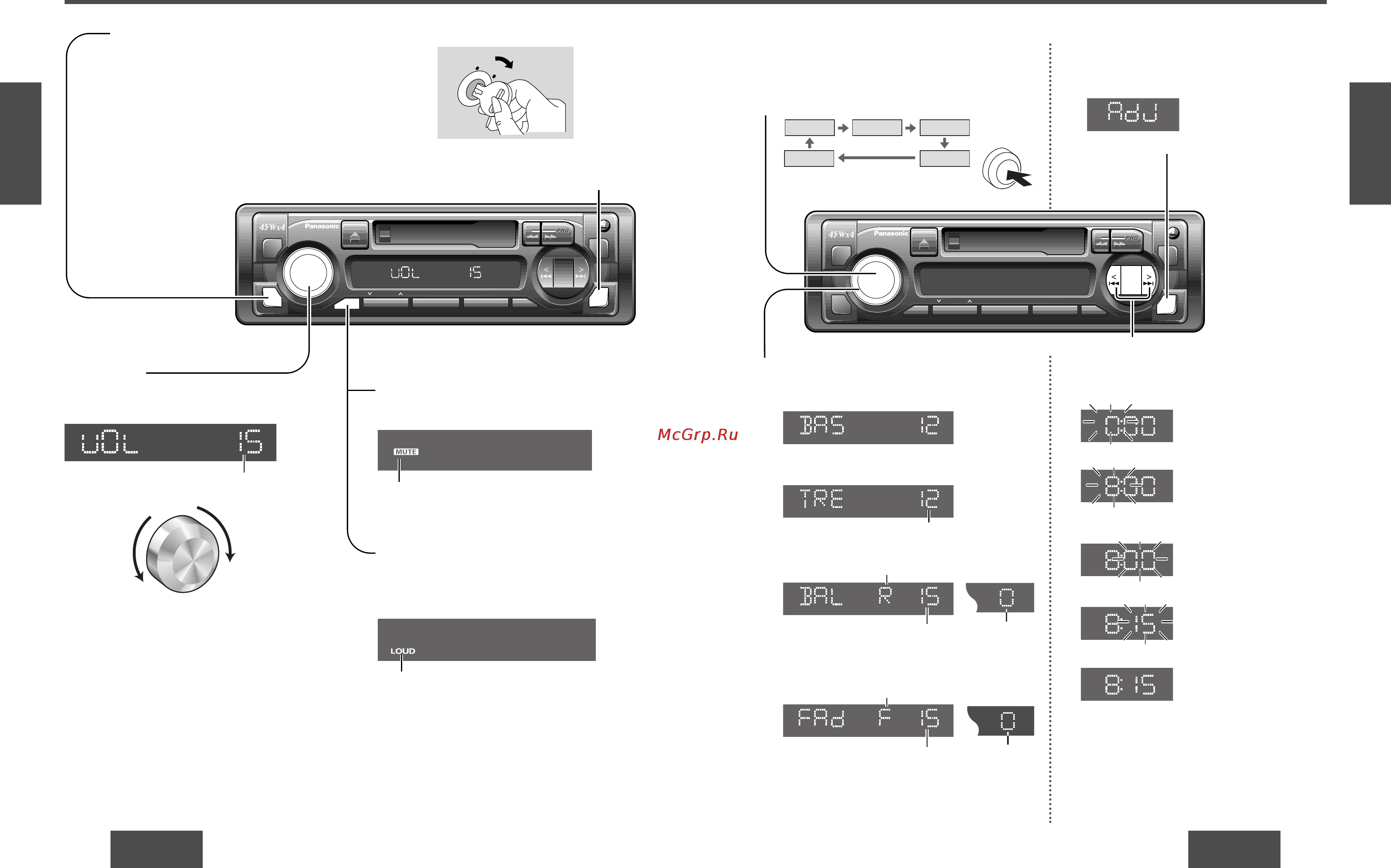 Panasonic CQ-RG133W [13/23] Общие сведения