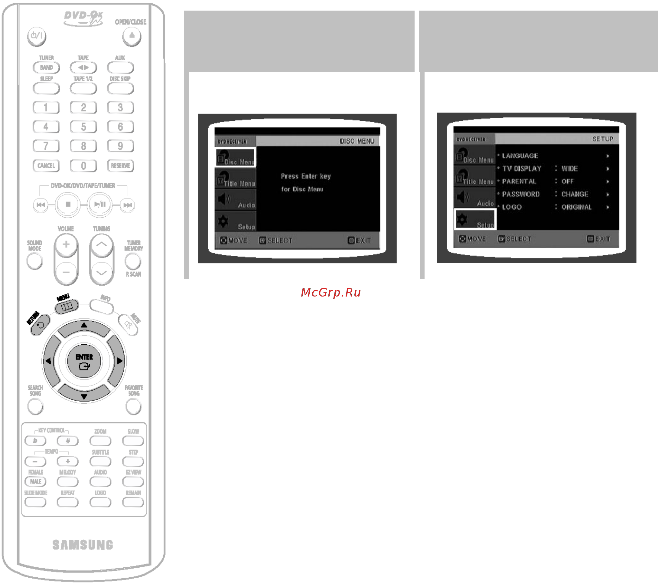 Samsung MAX-KJ740 [32/79] Установка языка