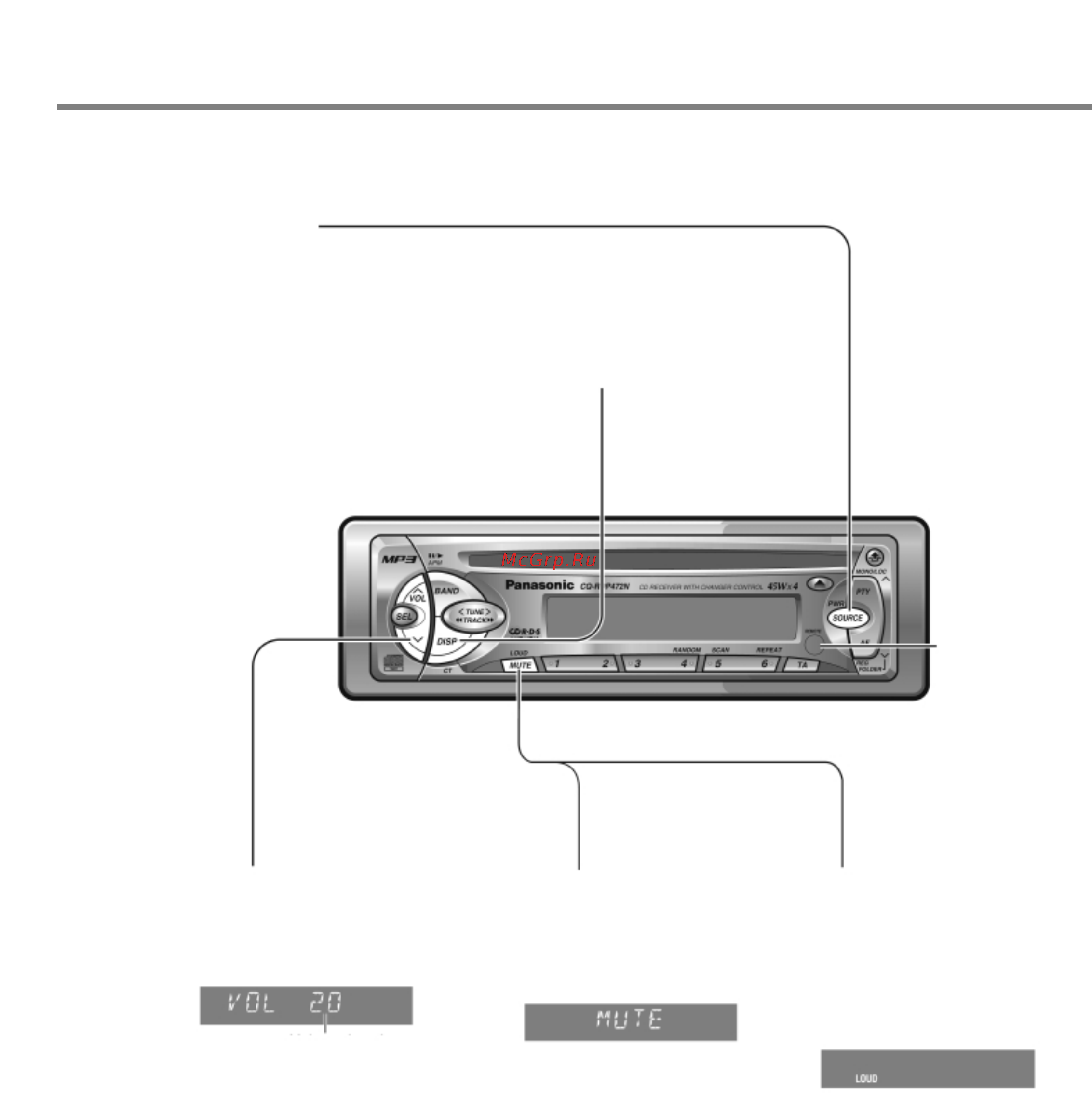 Panasonic CQ-RDP472N [5/36] Питание