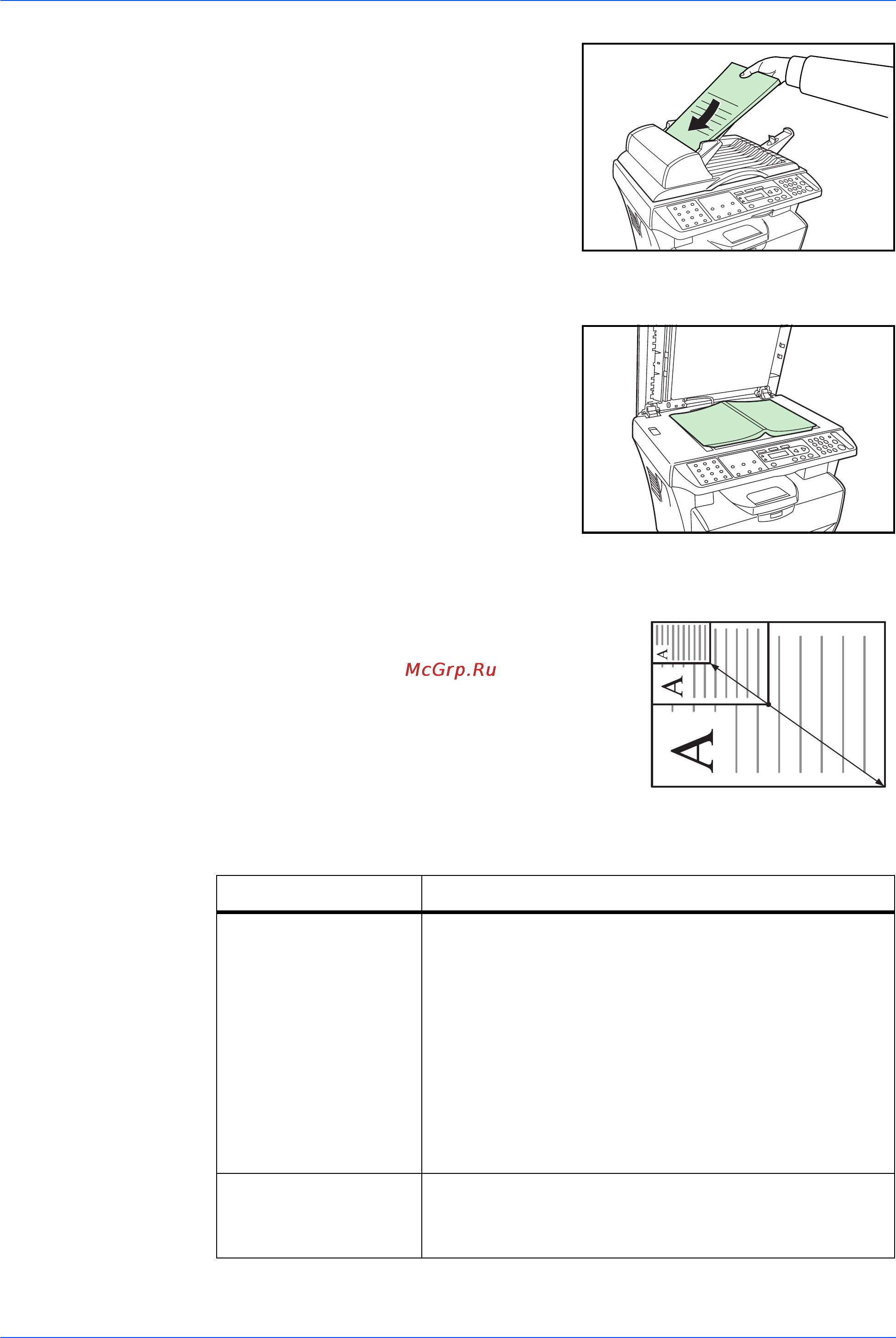 Kyocera FS-1116MFP [44/106] Размещение толстого оригинала на стекле