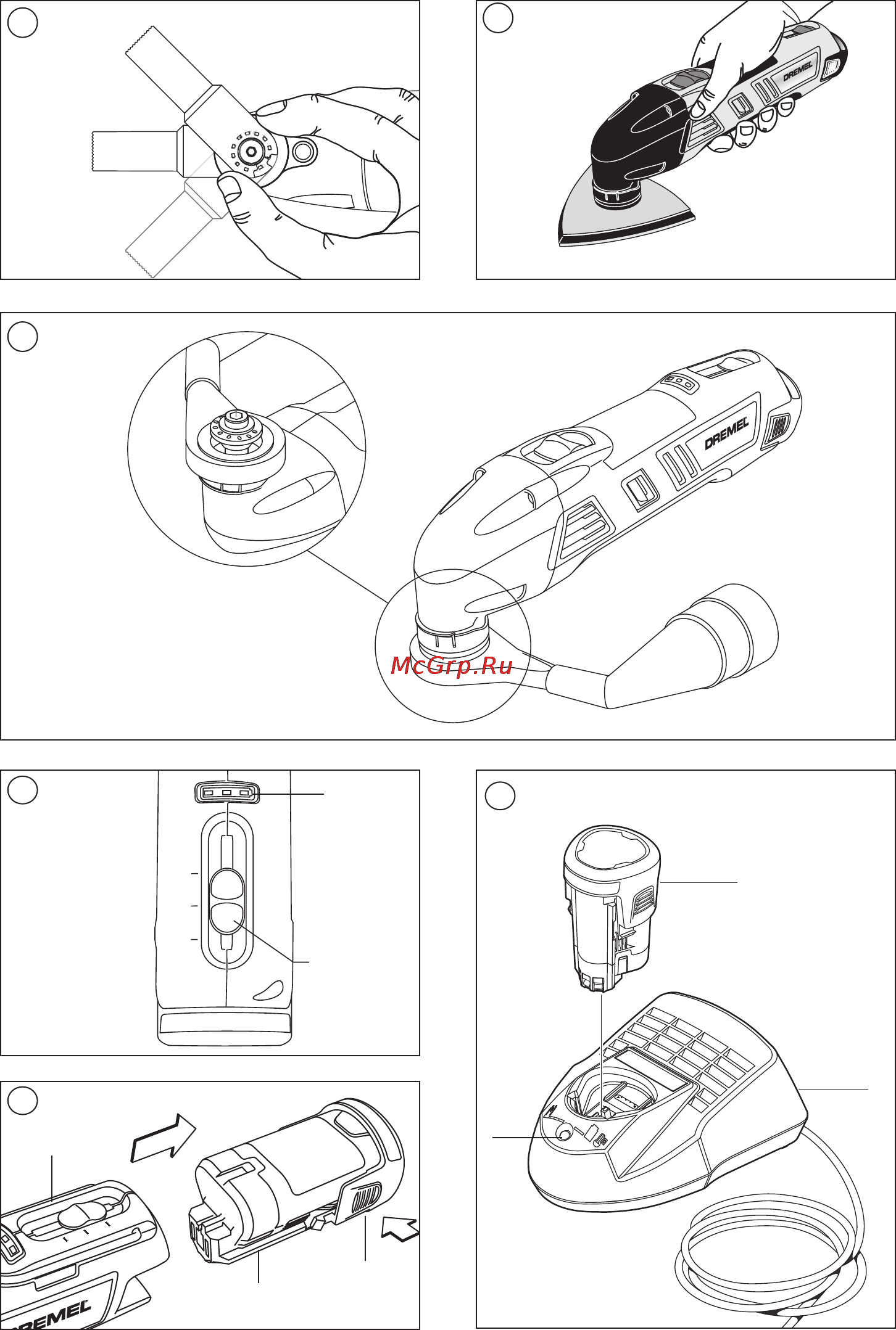 Dremel MULTI-MAX 8300 F0138300JC Инструкция по эксплуатации онлайн [3/120] 590