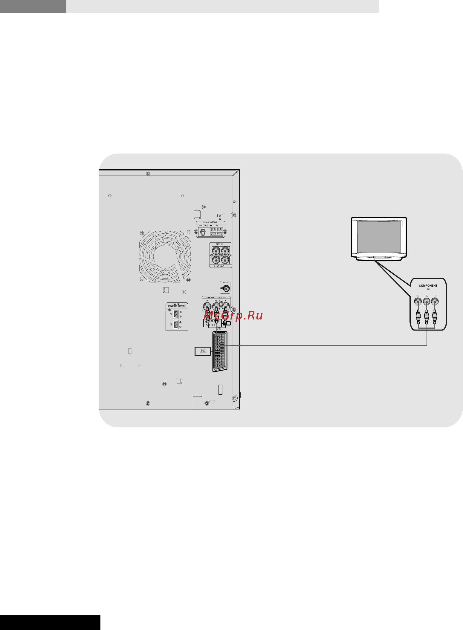 Samsung MAX-KC930 [12/83] Подсоединение системы к телевизору продолжение