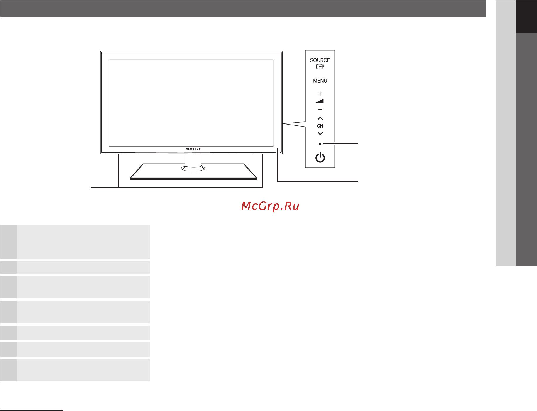 Samsung PS50C433 [45/161] Начало работы