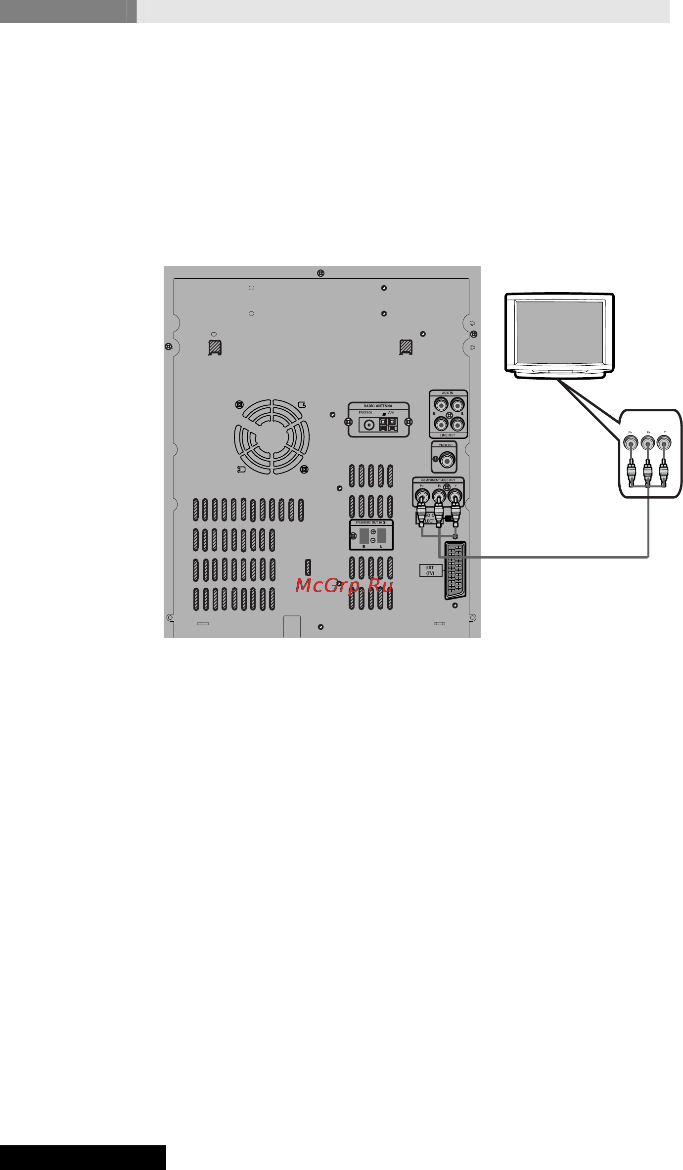 Samsung MAX-KC650 [12/79] Подсоединение системы к телевизору