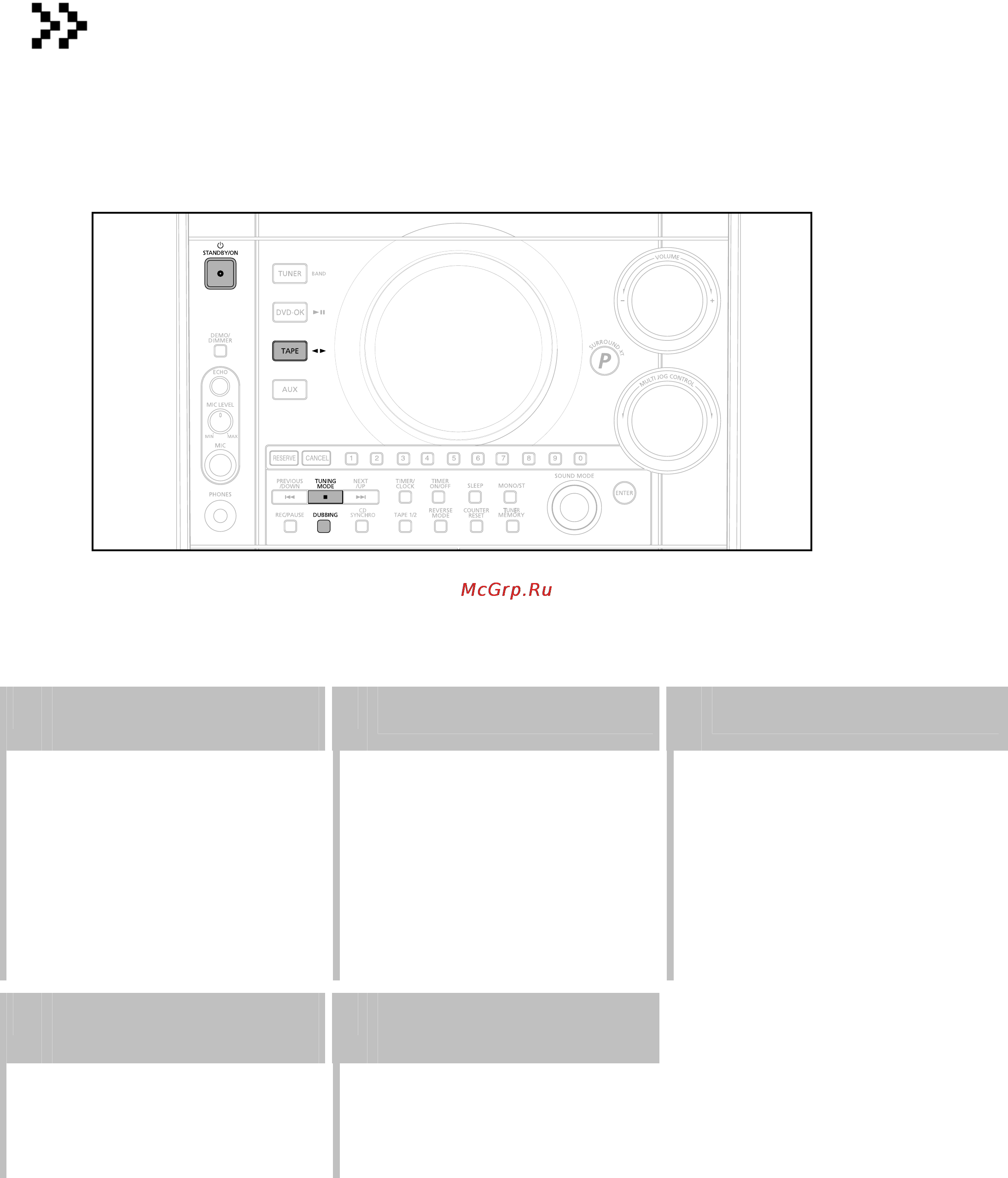 Samsung MAX-KC650 [63/79] Копирование кассеты перезапись
