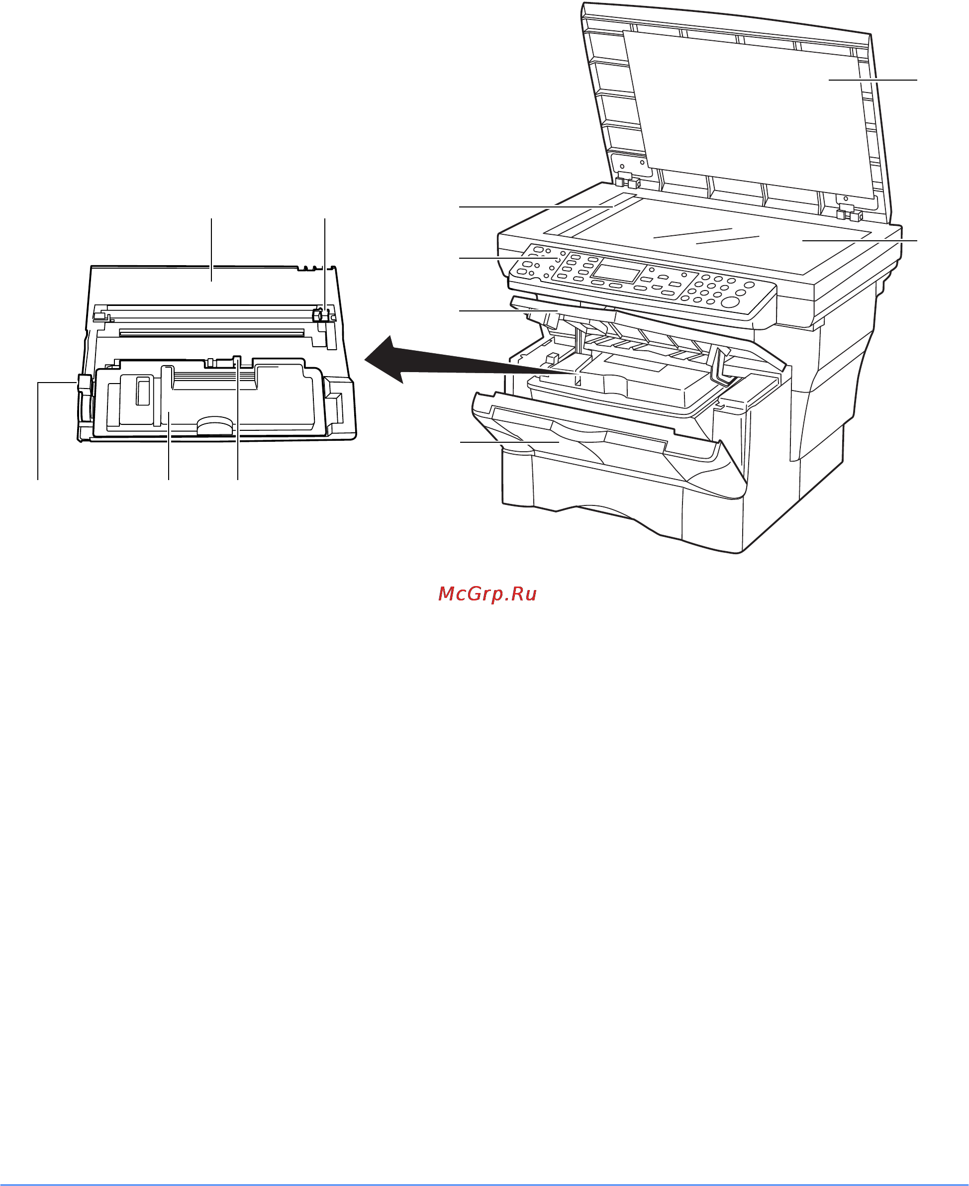 Kyocera FS-1118MFP [25/94] Компоненты аппарата