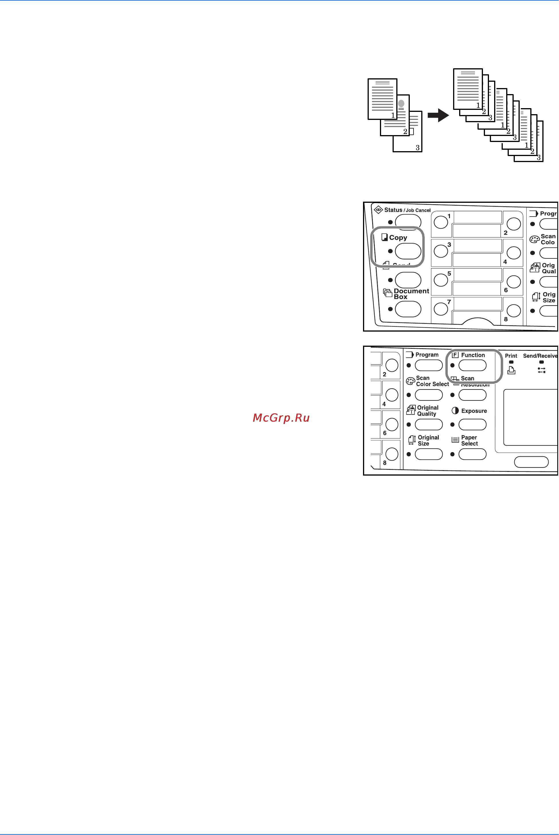 Kyocera FS-1118MFP [54/94] Режим подбора