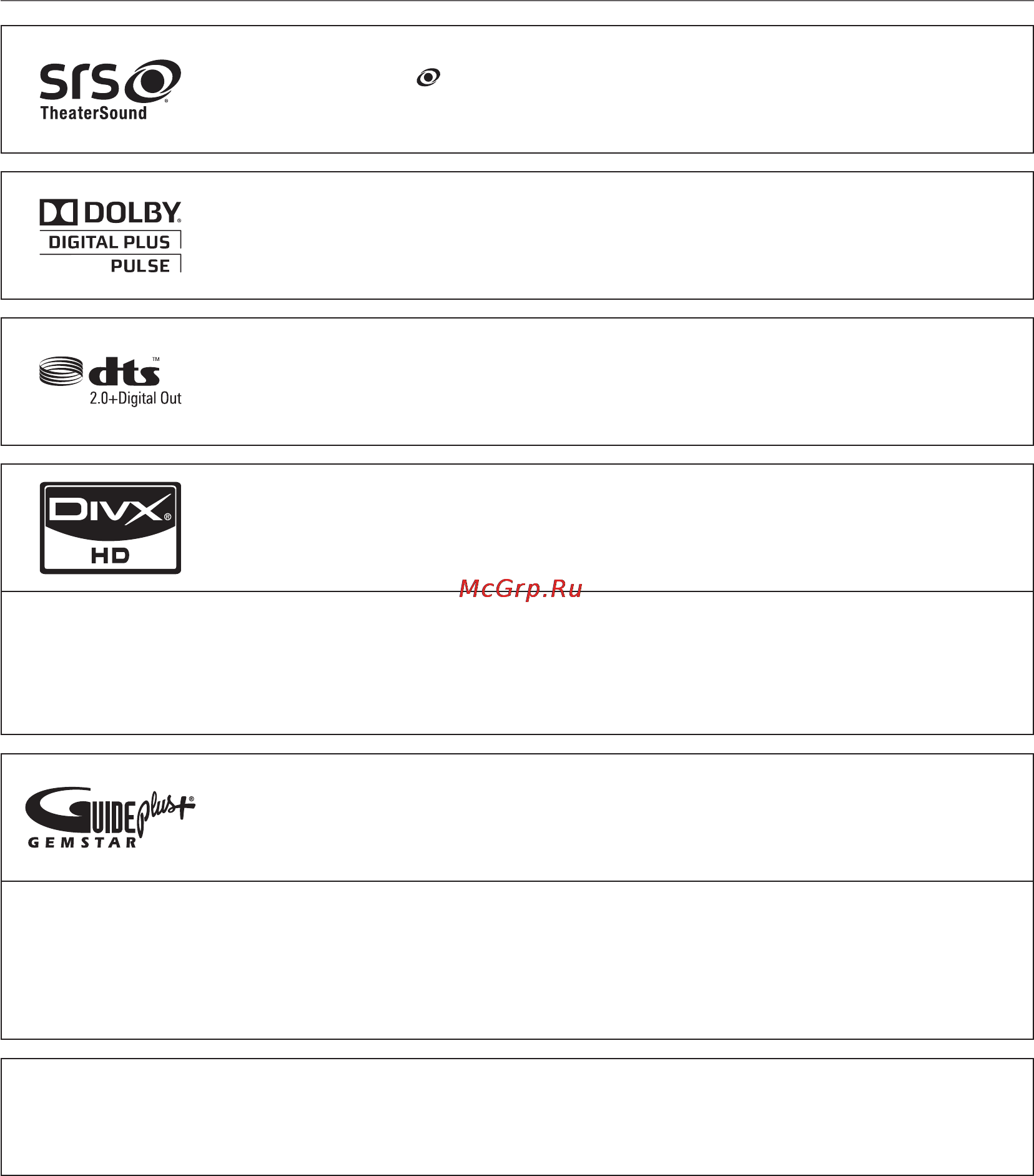 Samsung PS50C6900 [122/248] Прочее