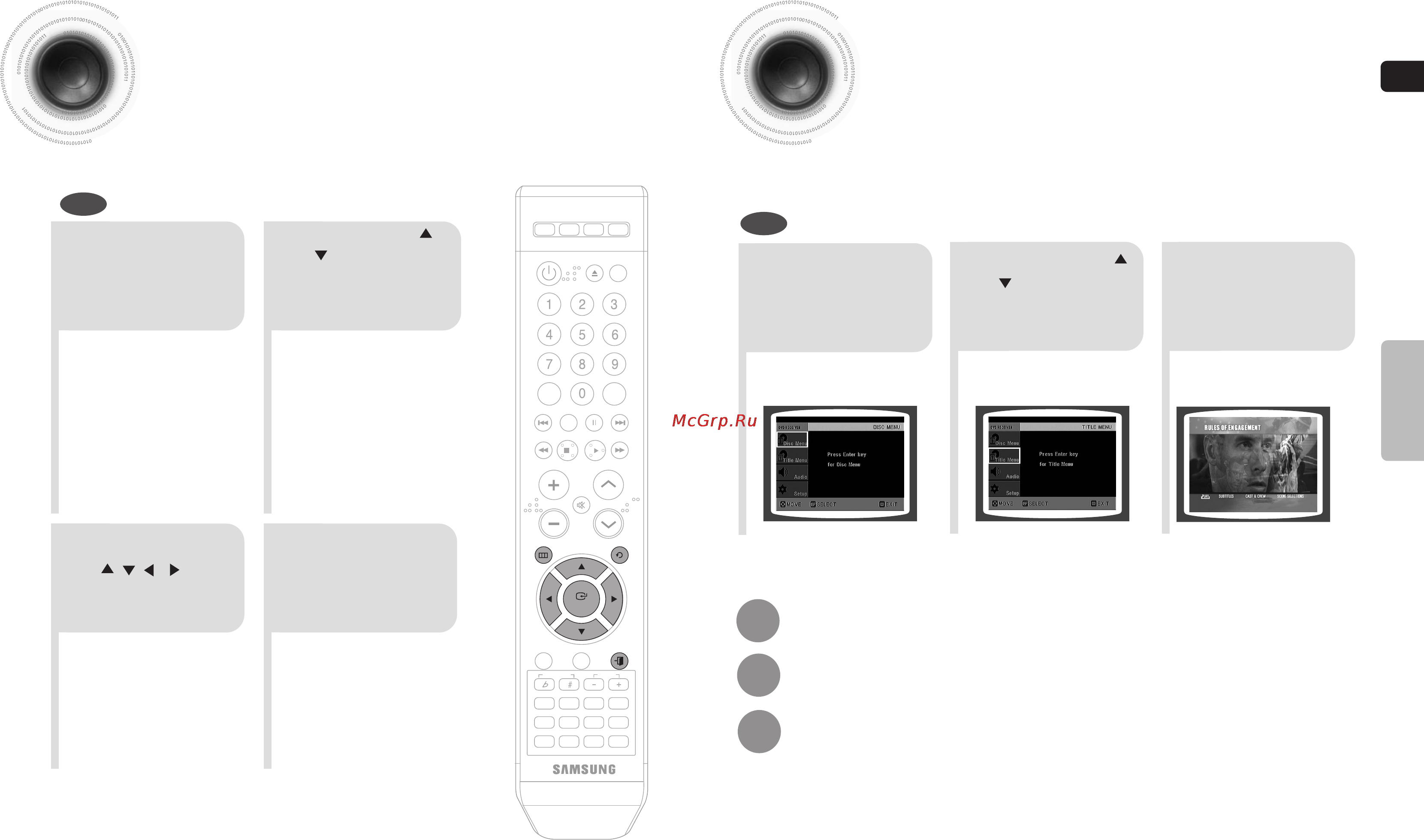 Samsung MAX-KA55 [18/43] Использование меню диска