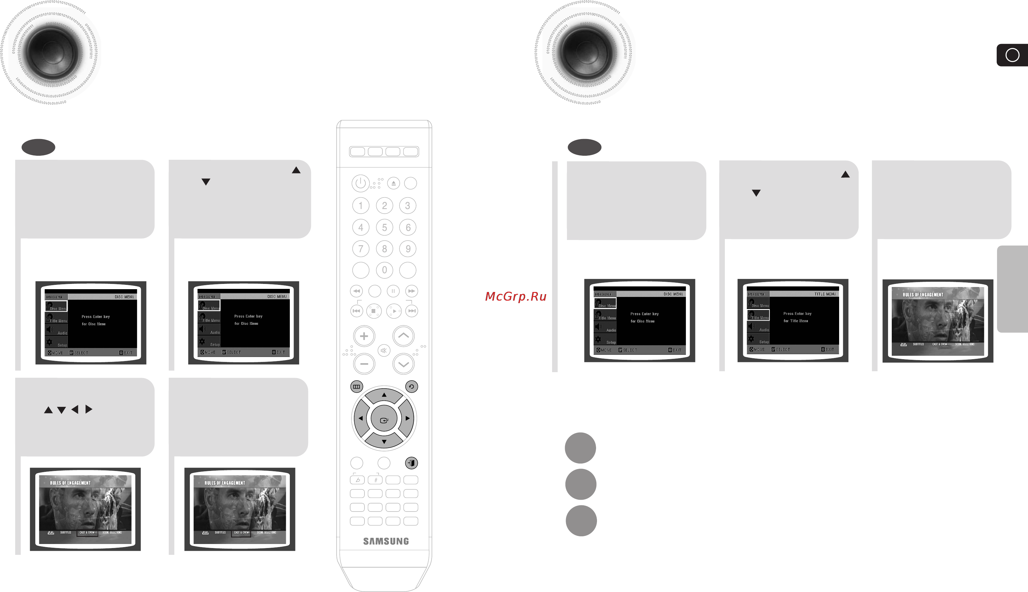 Samsung MAX-DA54 [18/35] Использование меню диска