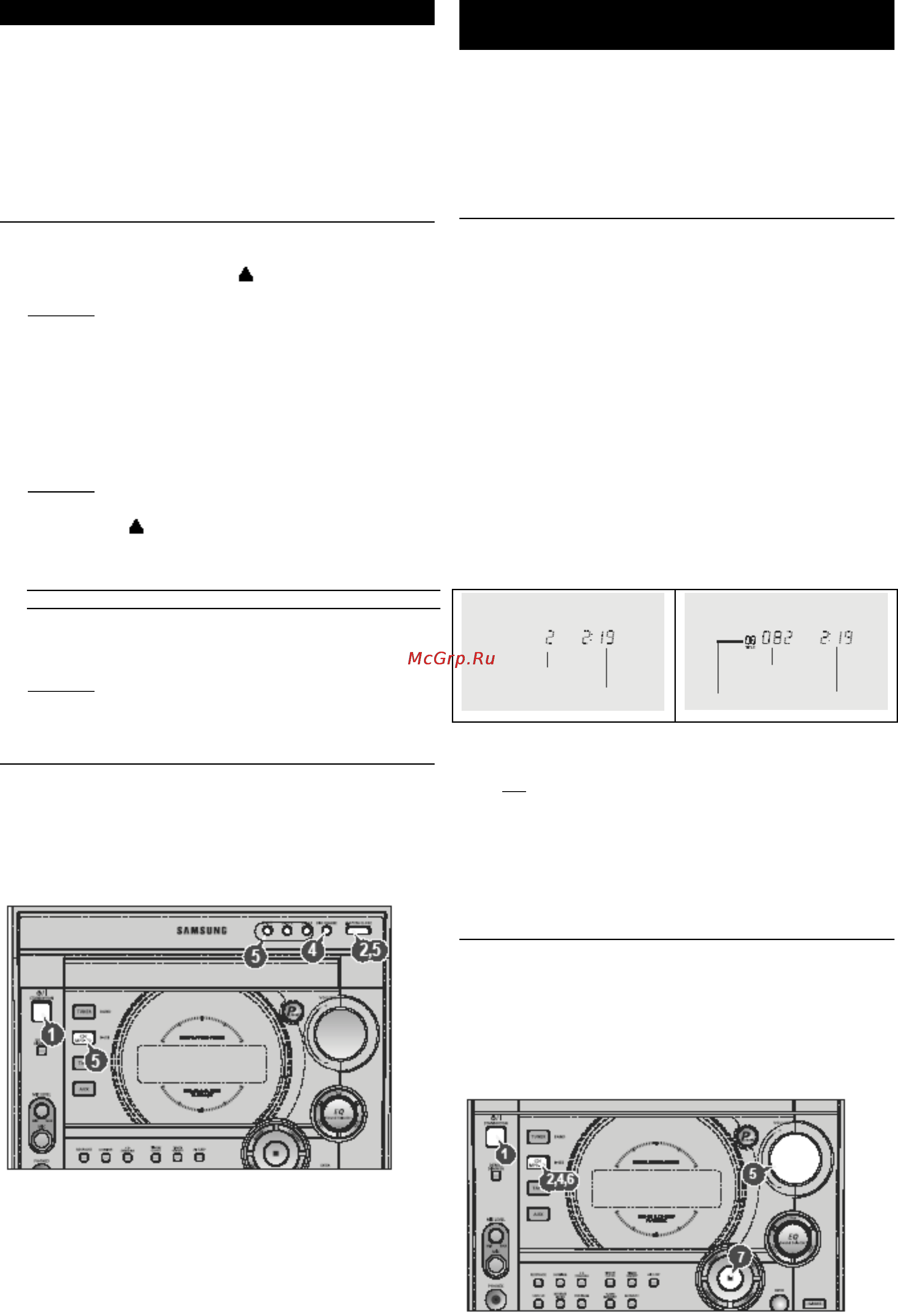 Samsung MAX-C570 [9/24] Воспроизведение компакт диска диска mp3 cd