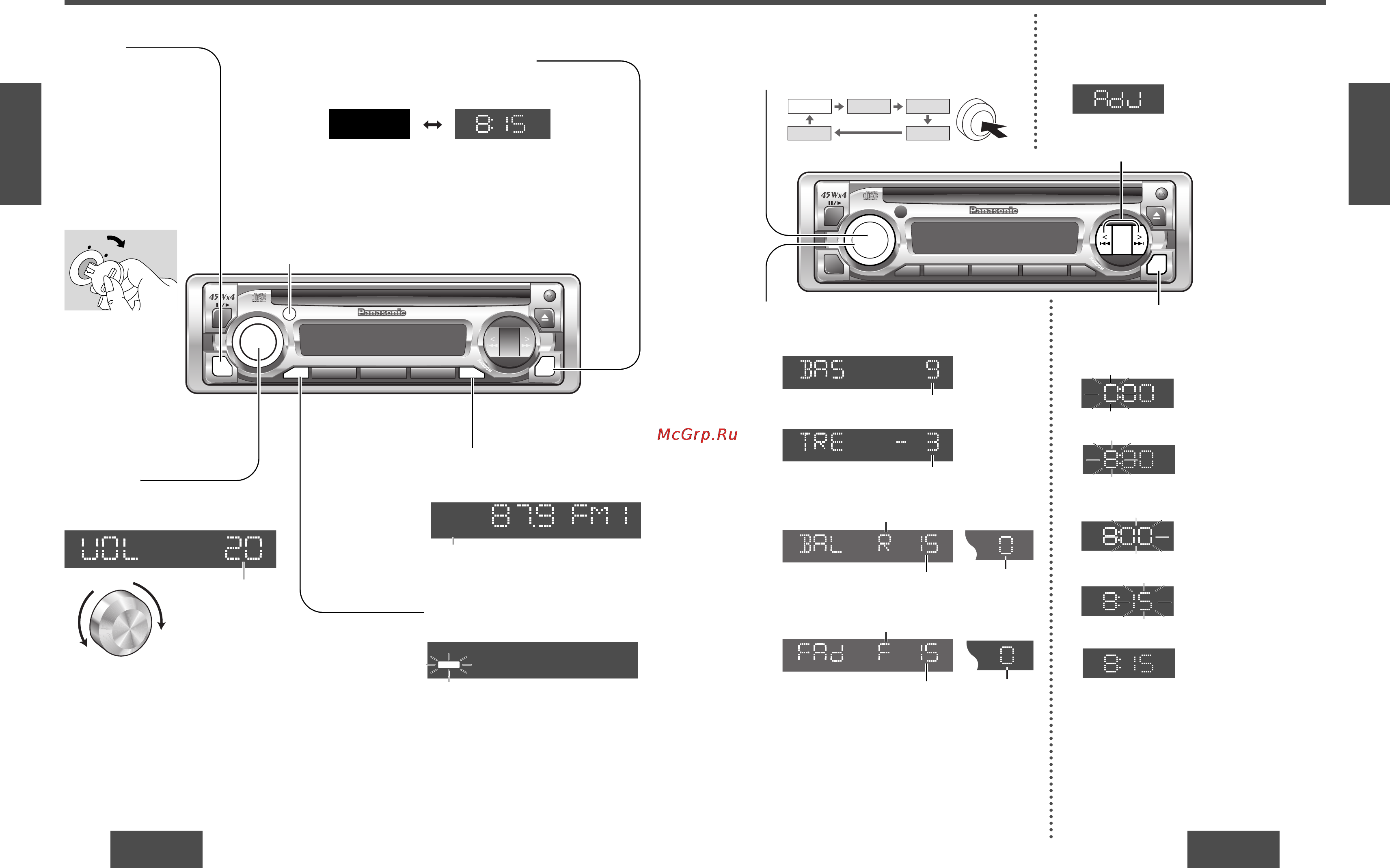 Panasonic CQ-DP153W [14/25] Общие сведения