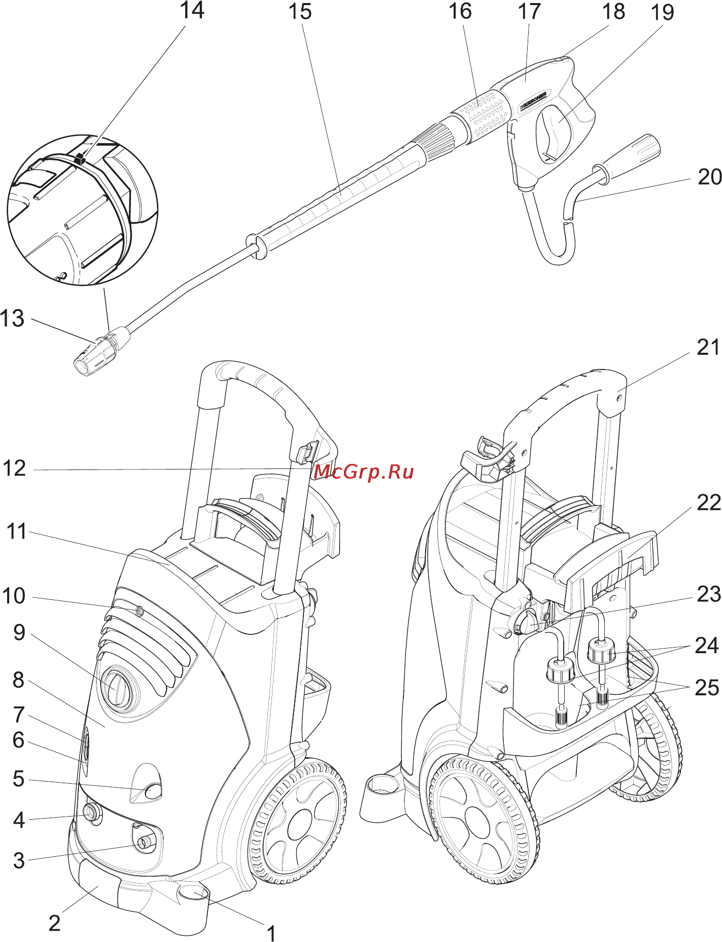 Karcher HD 9/19 M Инструкция по эксплуатации онлайн [4/372] 740