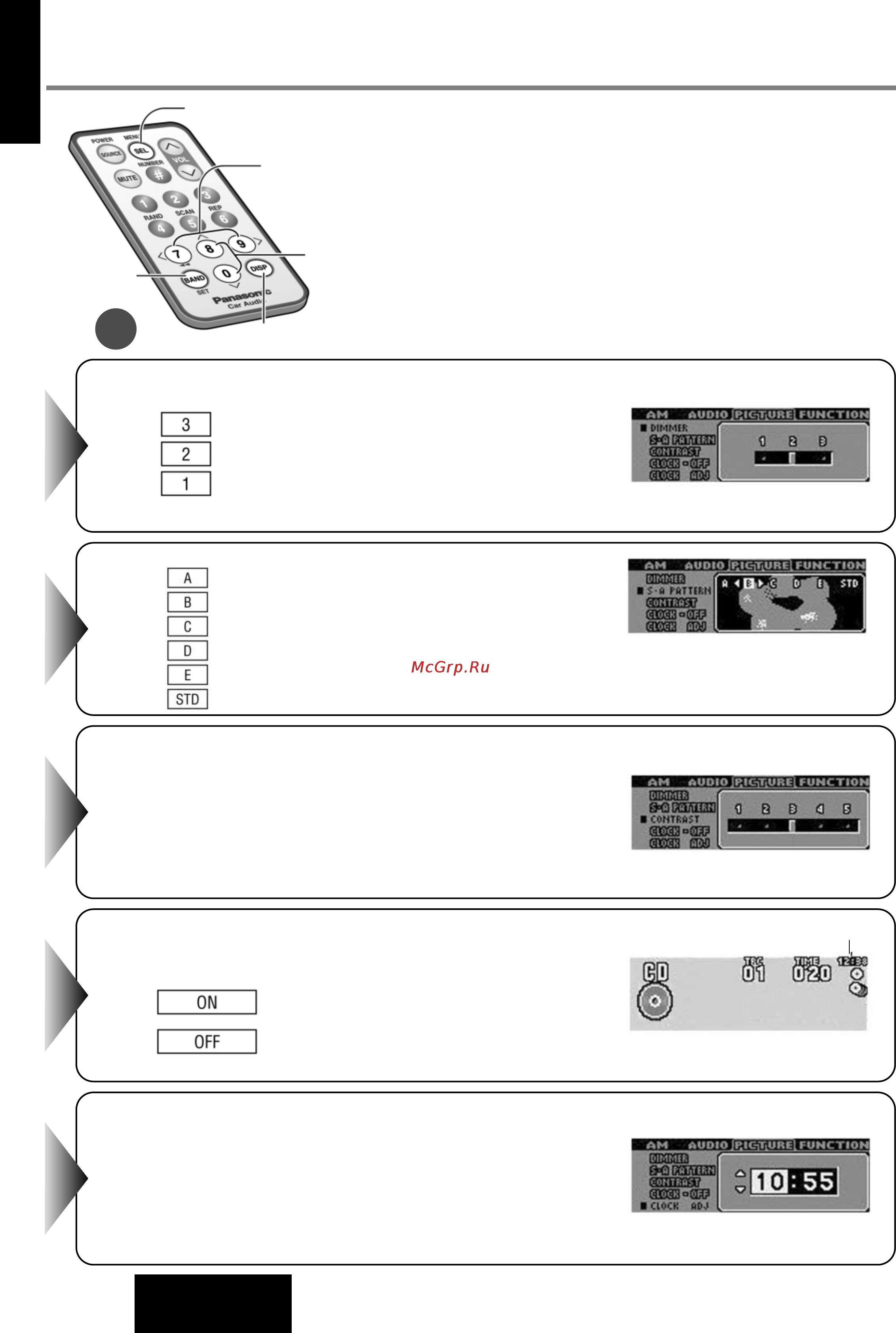 Panasonic CQ-DFX972N [26/44] Примечание