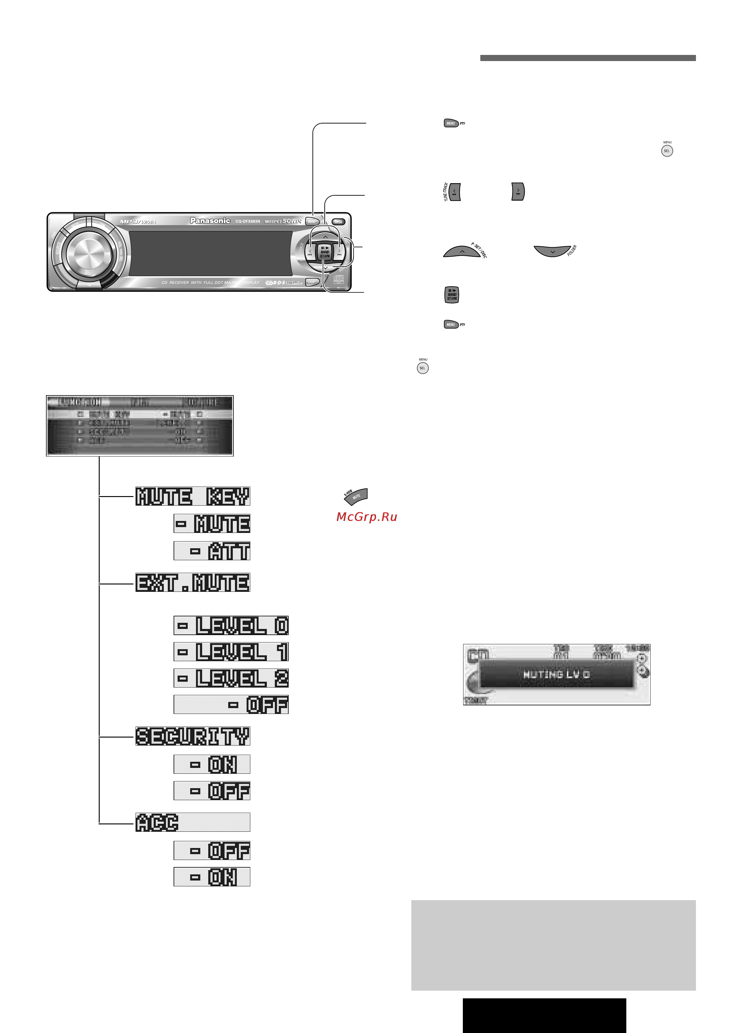 Panasonic CQ-DFX983N [25/34] Ìòú ìó í ùûìíˆëóì î ì ı ô ïâú ó ïâì function