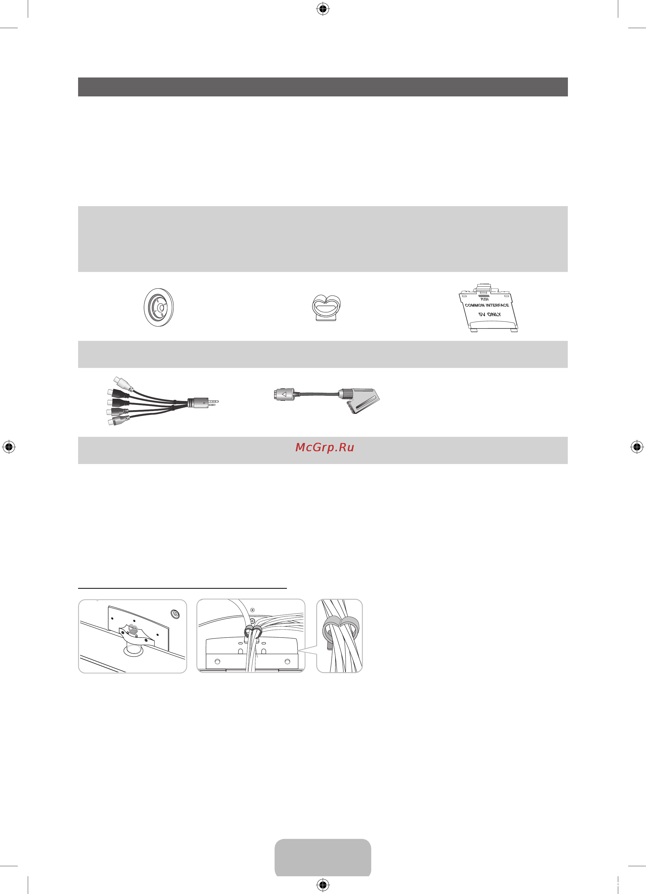 Samsung UE46D5500RW [43/80] Приладдя
