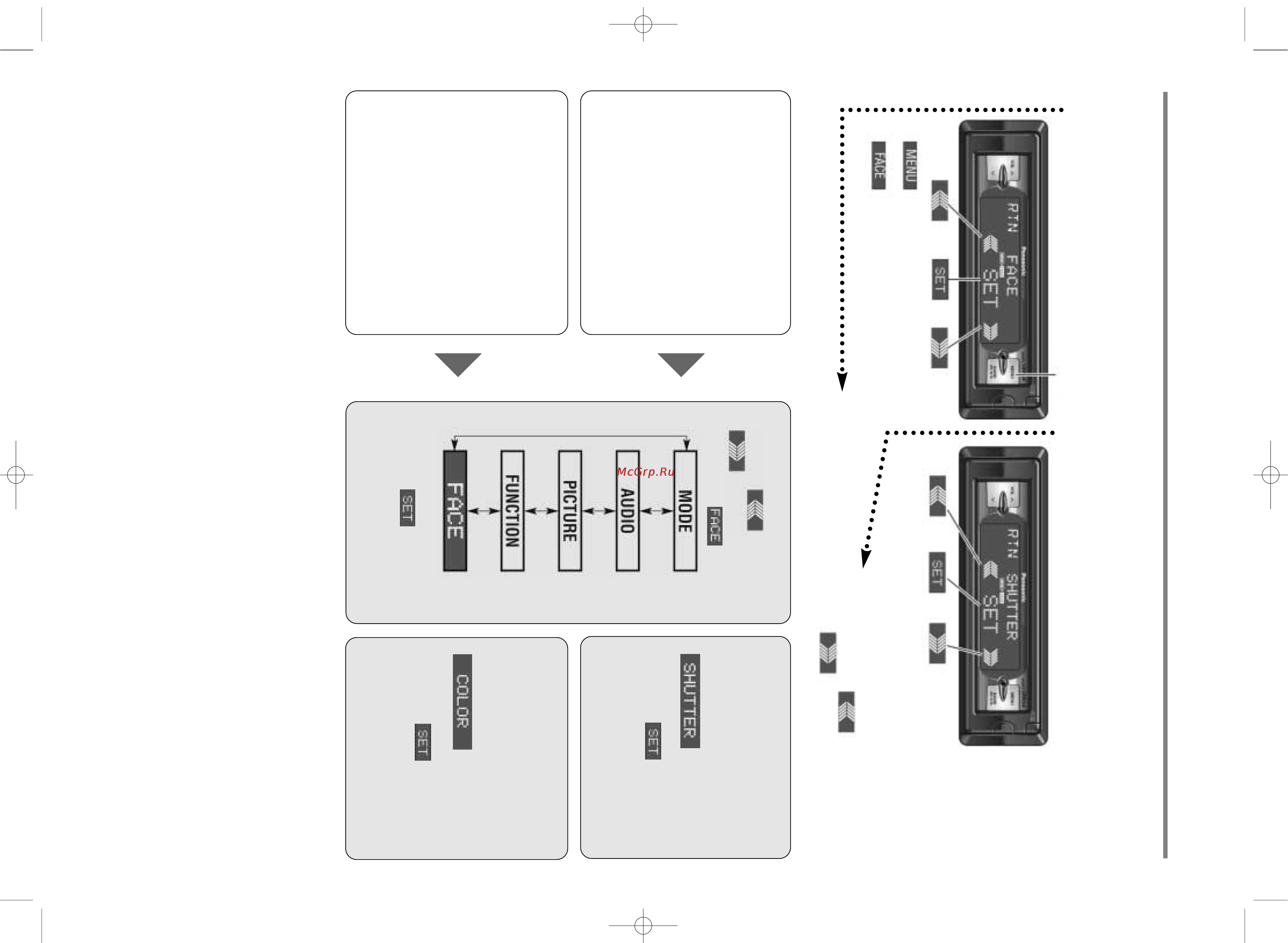 Panasonic CQ-DFX802N [34/64] Установка параметров передней панели меню face
