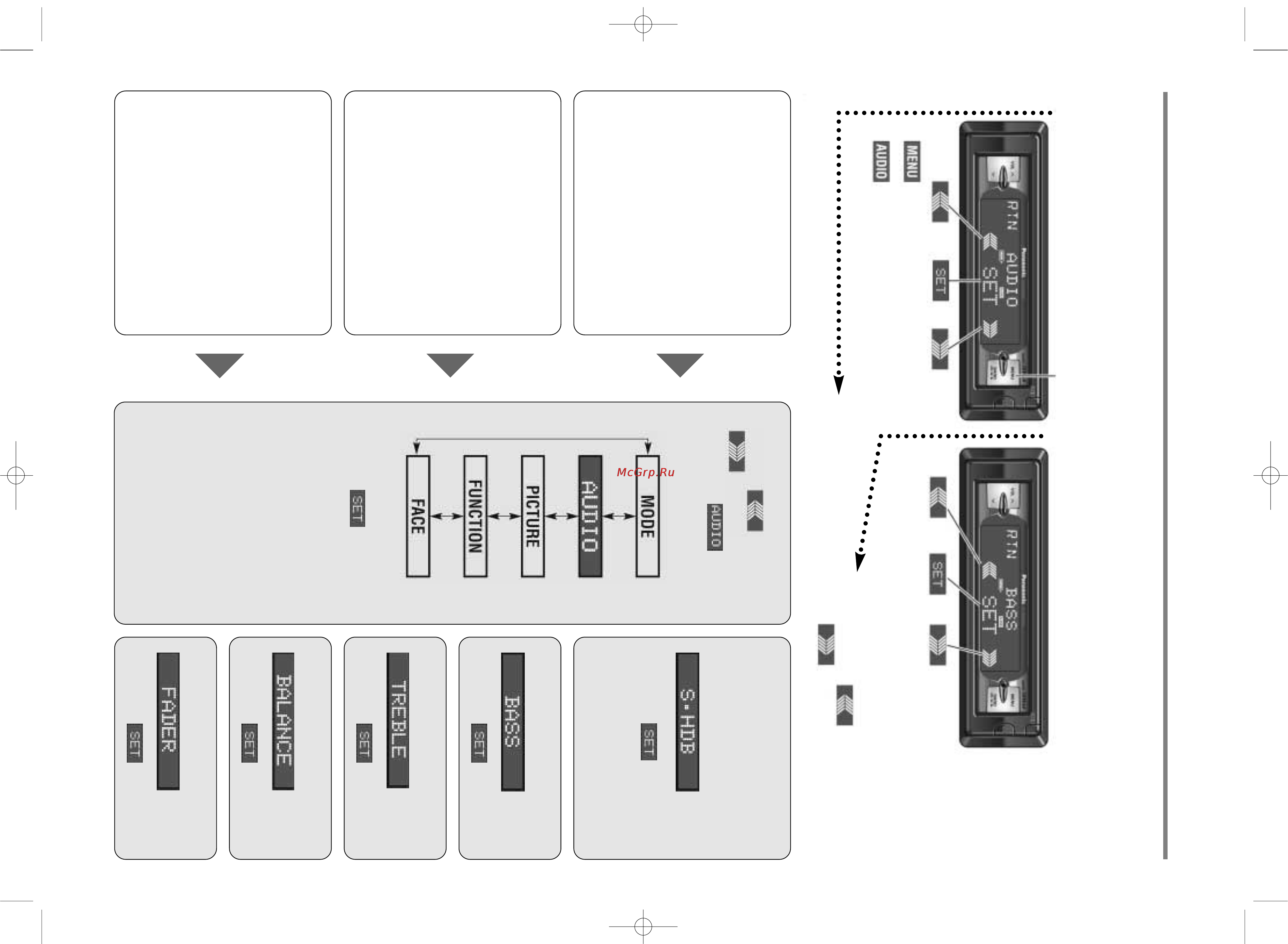Panasonic CQ-DFX802N [36/64] Установка параметров звуковоспроизведения меню audio