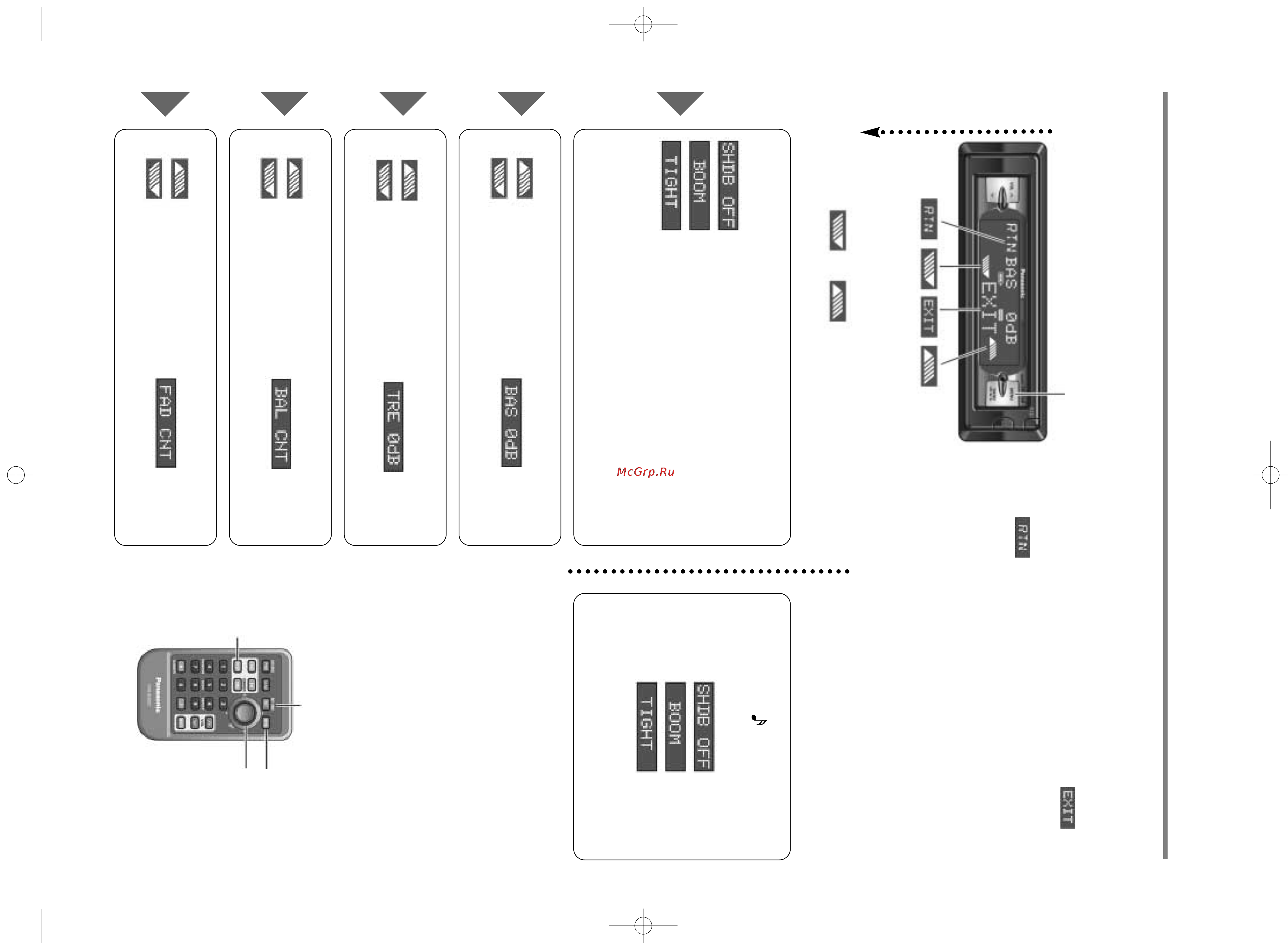 Panasonic CQ-DFX802N [37/64] Параметры